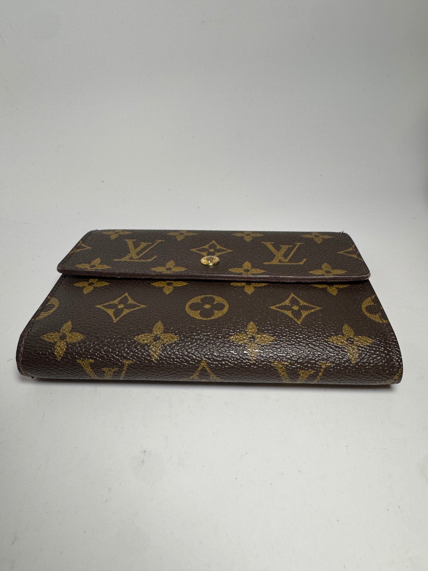 Louis Vuitton Porte Tressor Etui Papier Monogram Slim Snap Wallet, January 2001 in France
