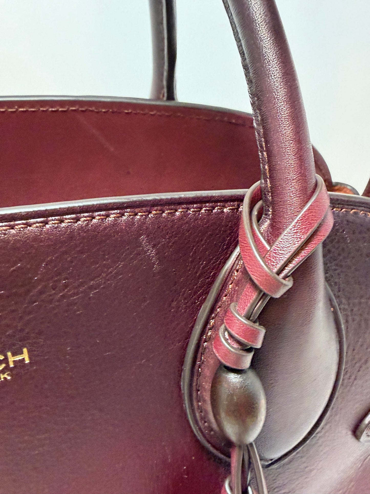 Coach Empire 40 Caryall Merlot w/Crossbody Strap