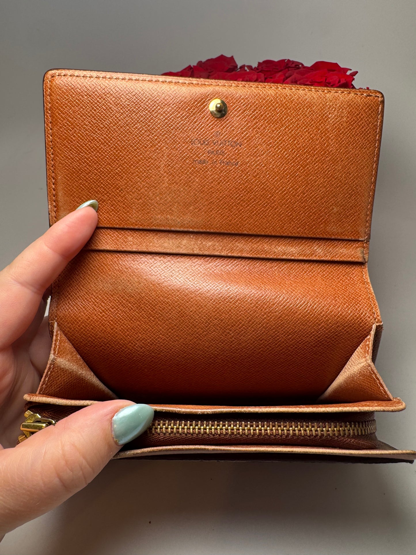Louis Vuitton Monogram Porte Monnaie Tressor Wallet