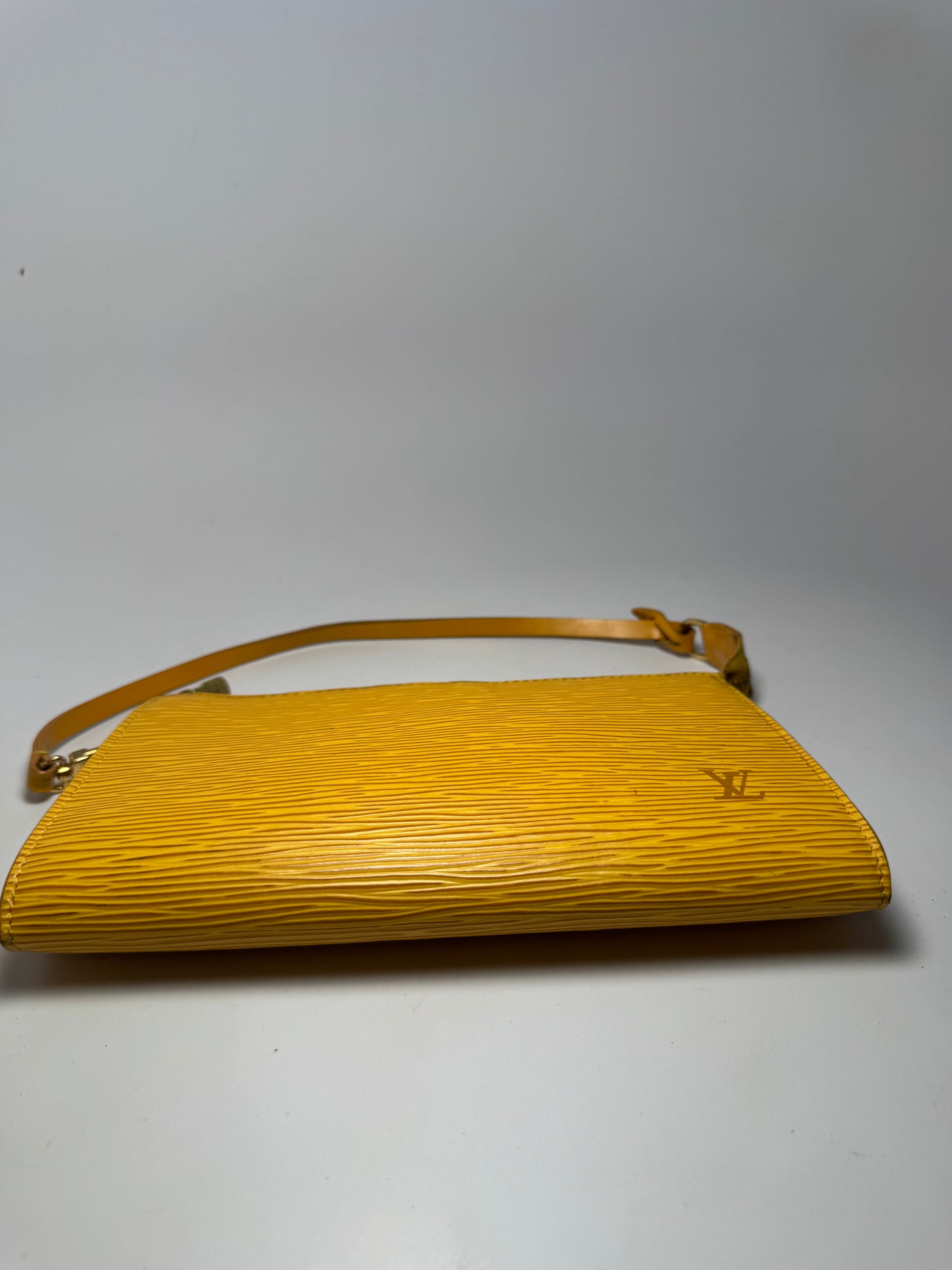 Louis Vuitton Yellow Epi Leather Pochette