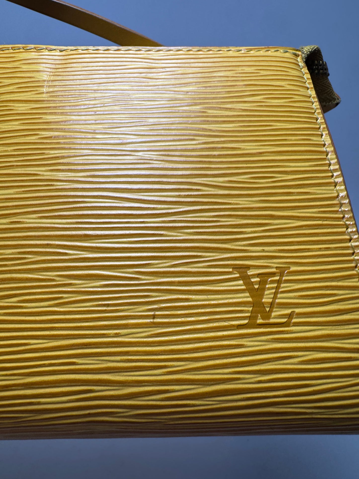 Louis Vuitton Yellow Epi Leather Pochette
