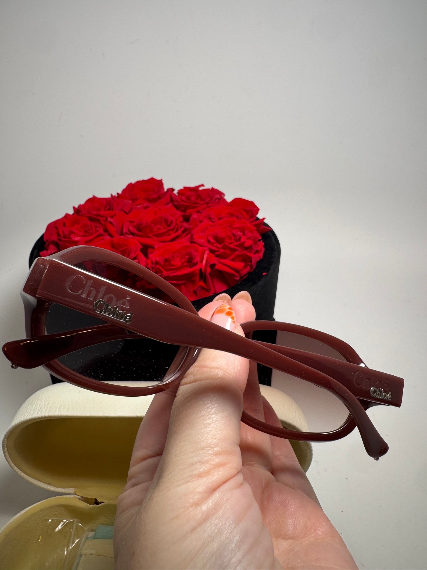 Chloé Burgundy Sunglasses- Small