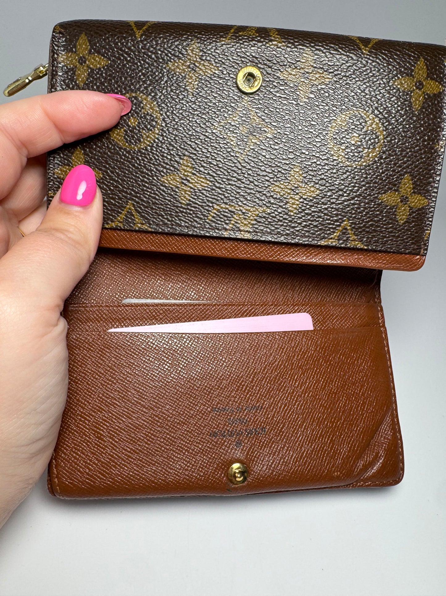 Louis Vuitton Porte Monnaie Billets stressor Monogram Snap Wallet-September 2004 France