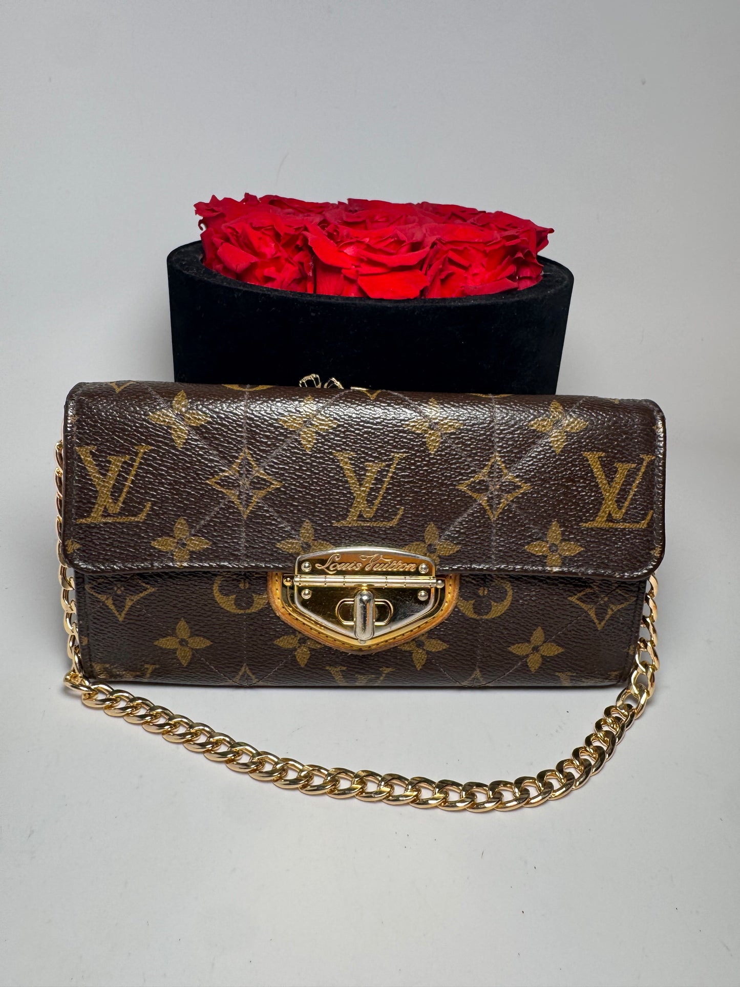 Louis Vuitton Limited Edition Etiole Sarah Wallet on Chain Monogram, Made in France 24th week of 2011