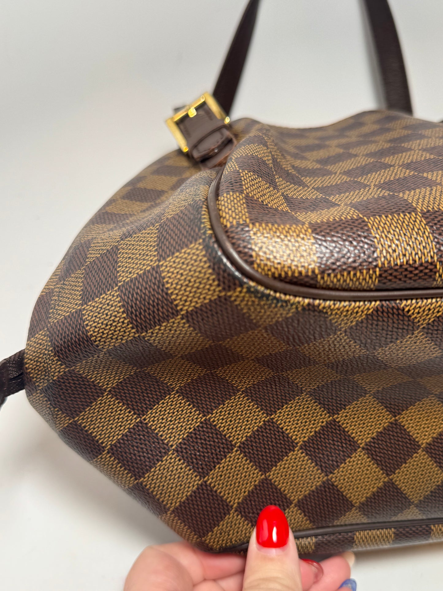 Louis Vuitton Damier Ebene Belem MM Hand Bag/Shoulder Bag