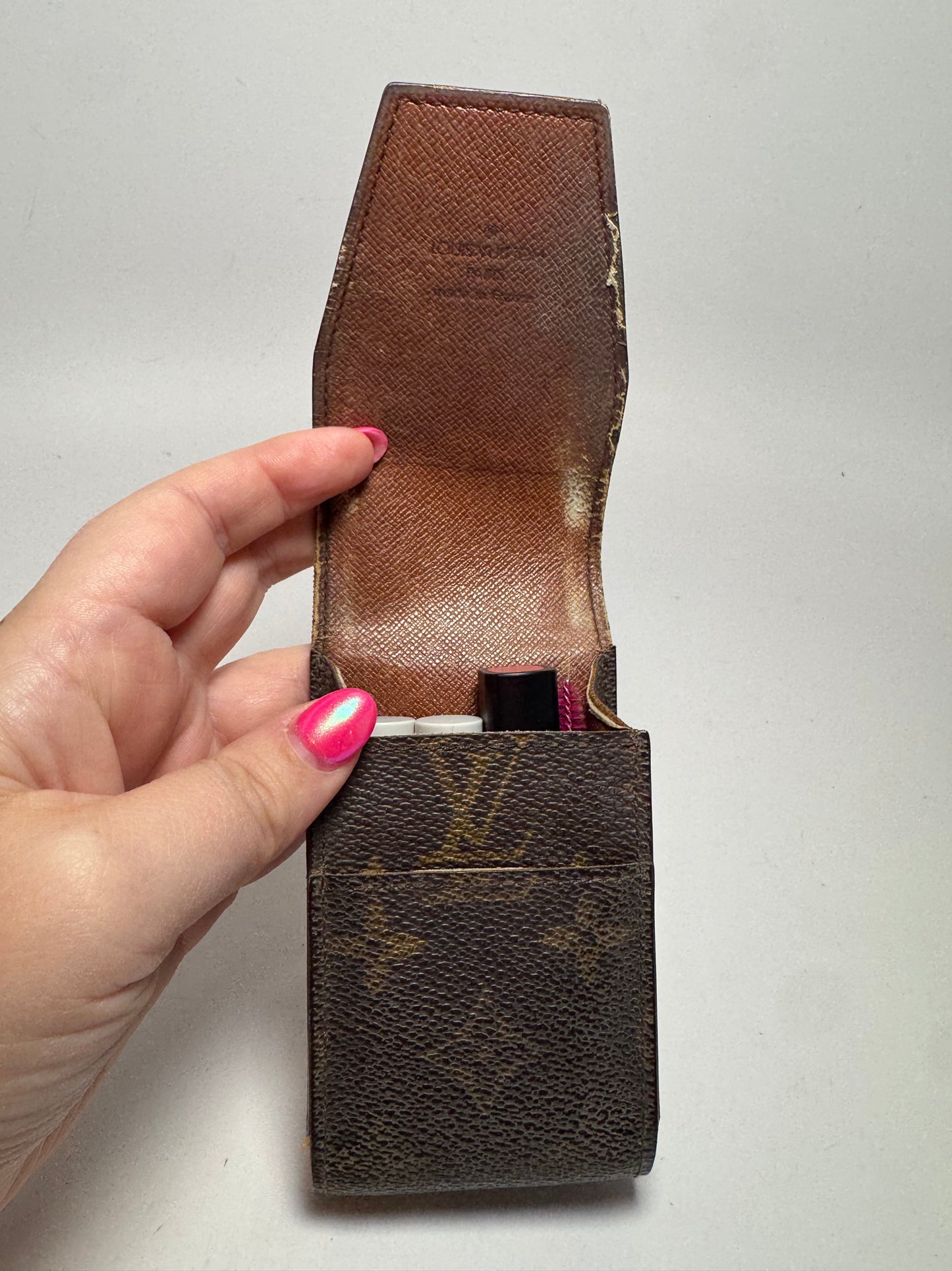 Louis Vuitton Monogram Cigarette Case/Cosmetic Lipstick Holder