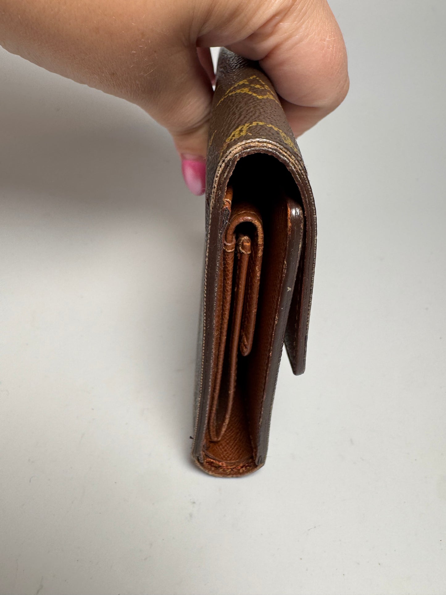 Louis Vuitton Porte Tressor Etui Papier Monogram Slim Snap Wallet, January 2001 in France