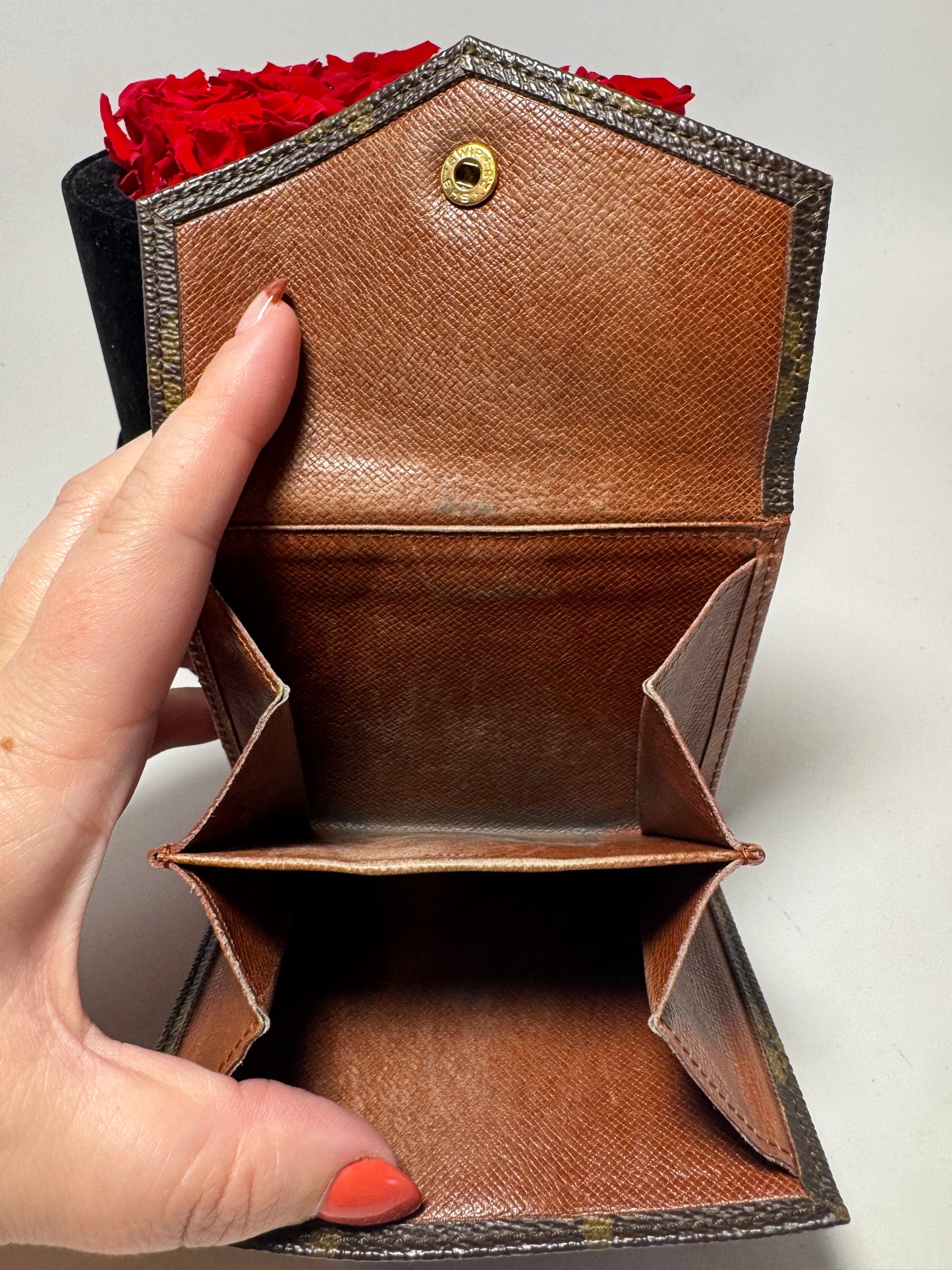 Louis Vuitton Monogram Compact Elise Wallet - Pre date Code
