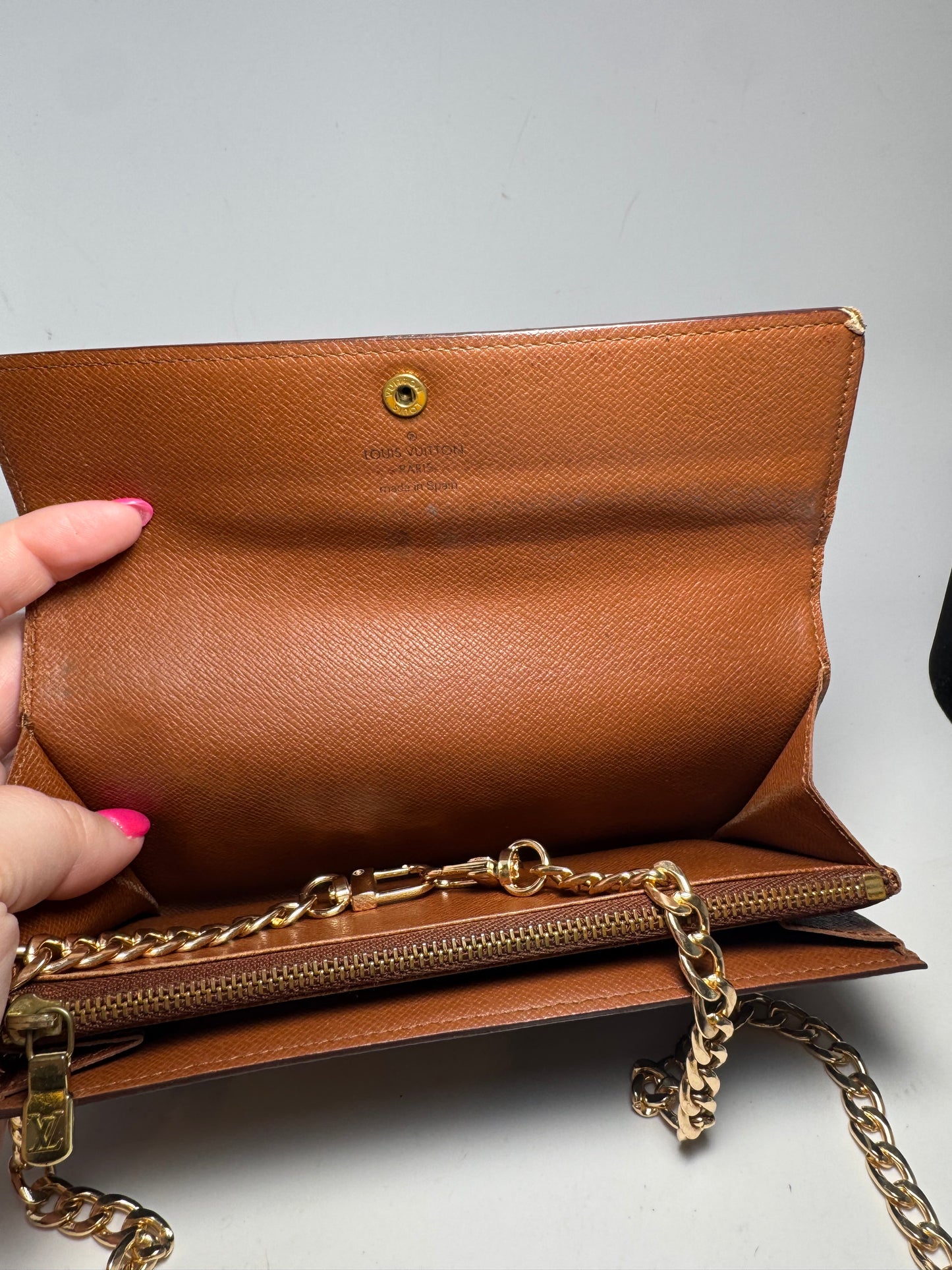 Louis Vuitton Sarah Monogram Wallet On Chain
