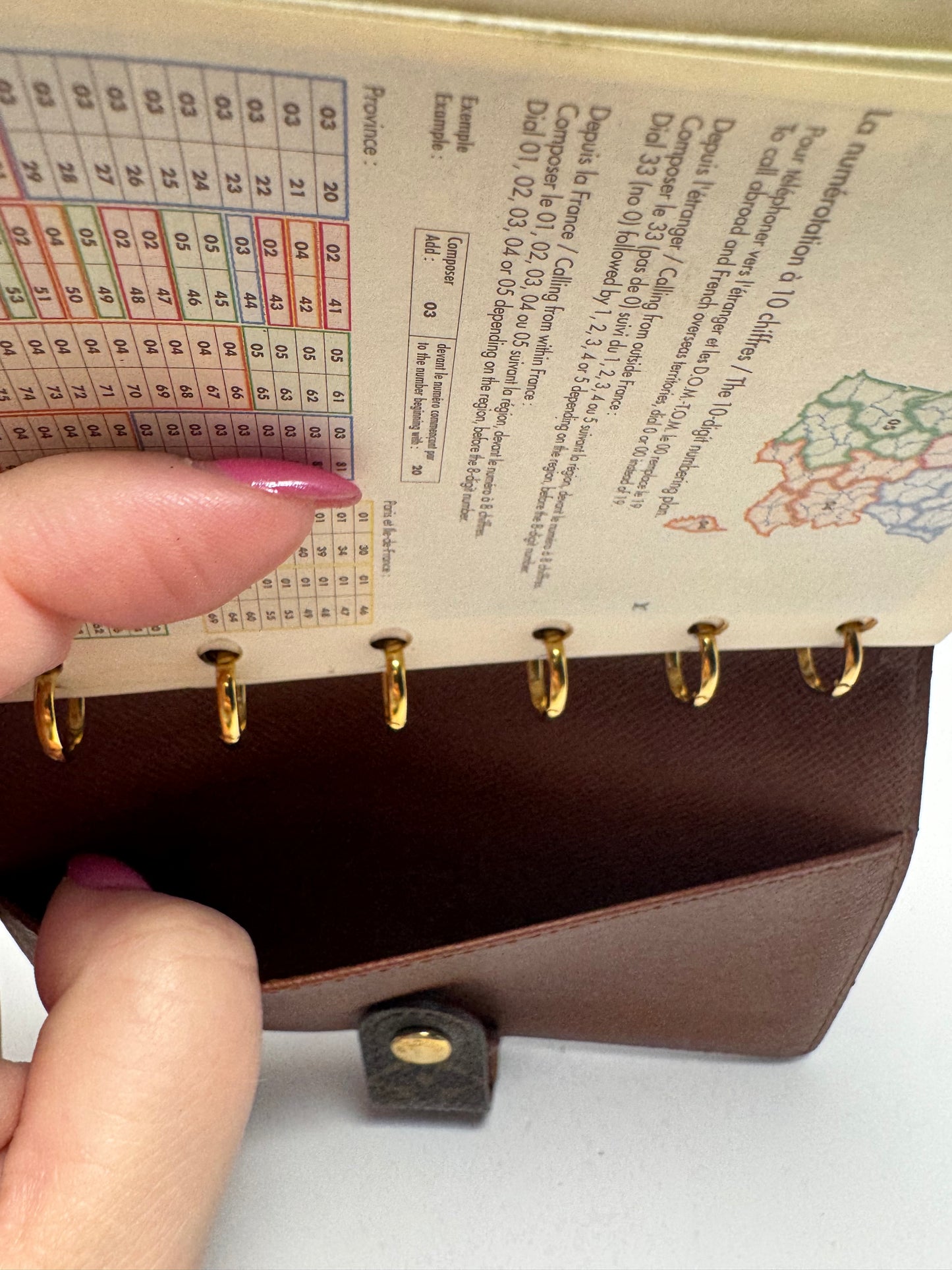 Louis Vuitton Agenda PM Monogram Planner/Passport Holder Made in Spain February 1999