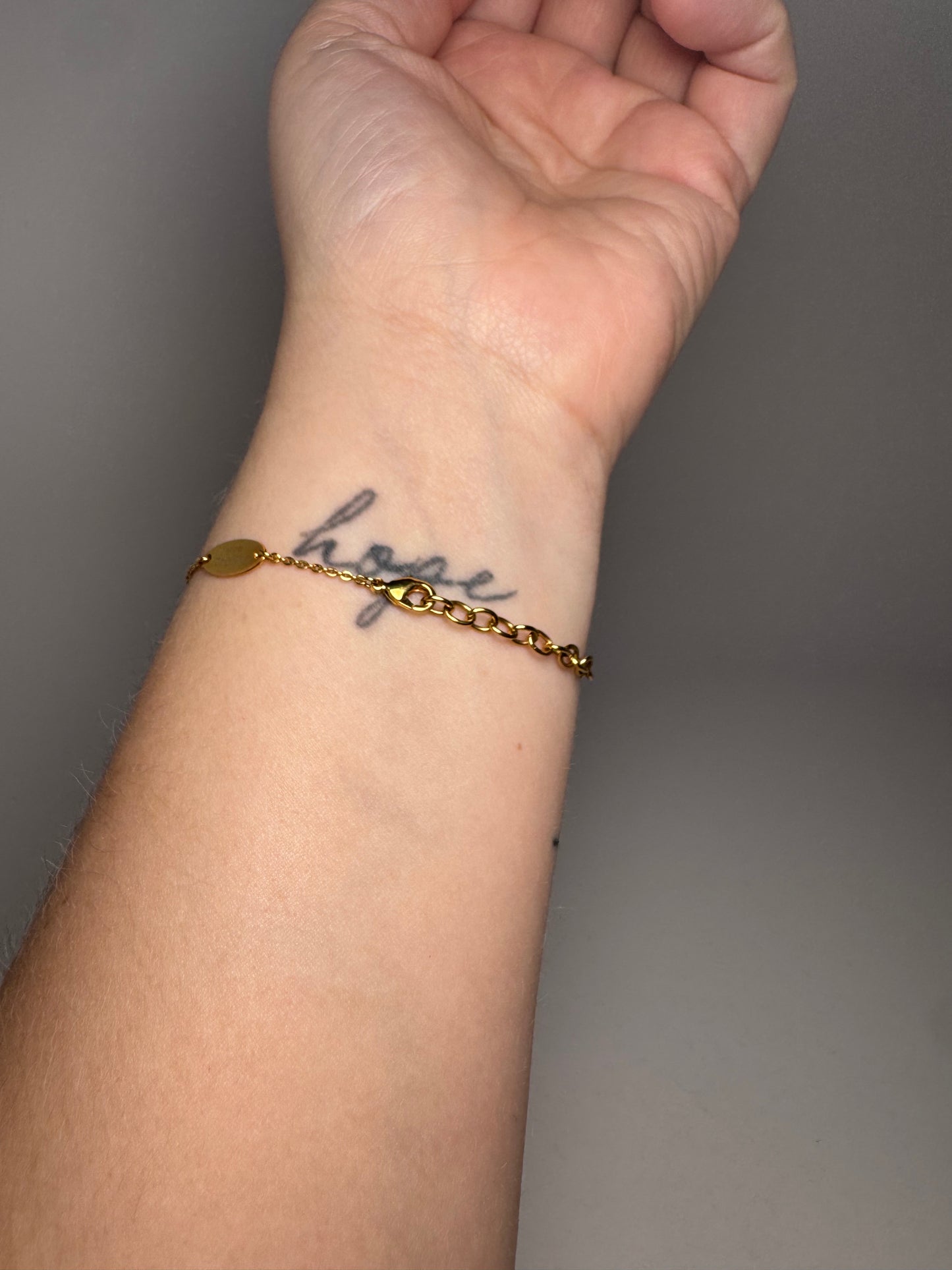 Louis Vuitton Nanogram Bracelet Gold & Silver Tags