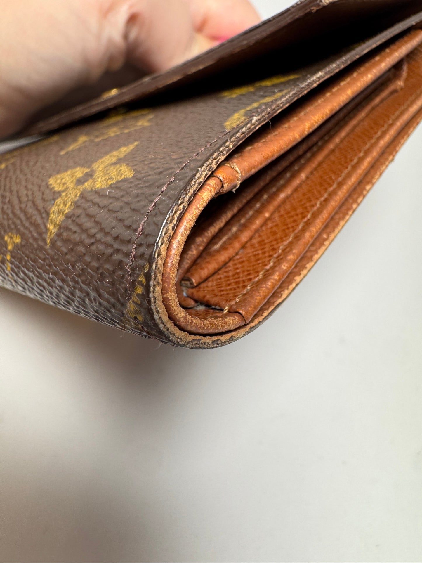 Louis Vuitton Porte Tressor Etui Papier Monogram Slim Snap Wallet, January 2001 in France