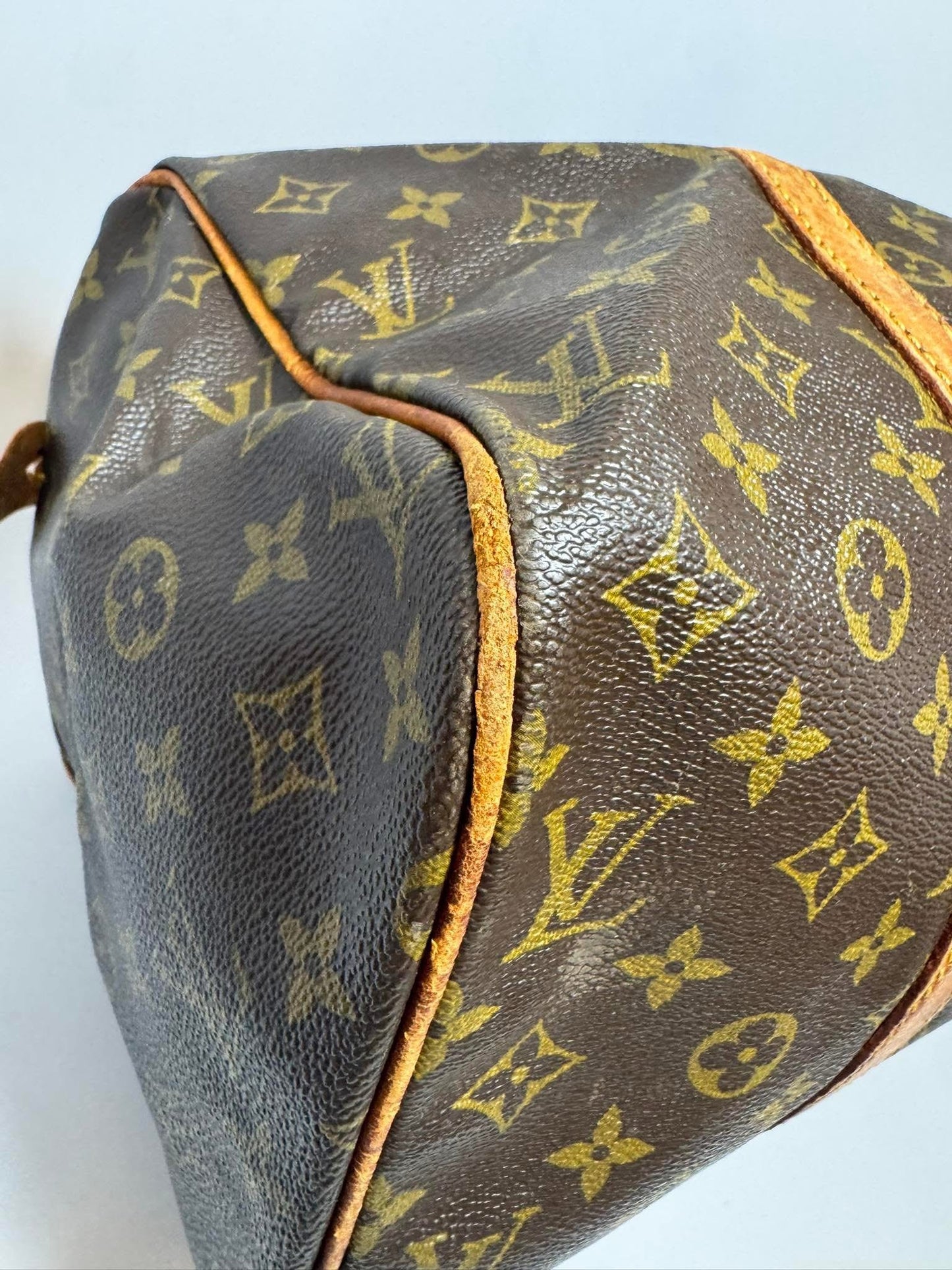 Louis Vuitton Sac souple 35 Monogram Satchel Vintage Pre Date Code