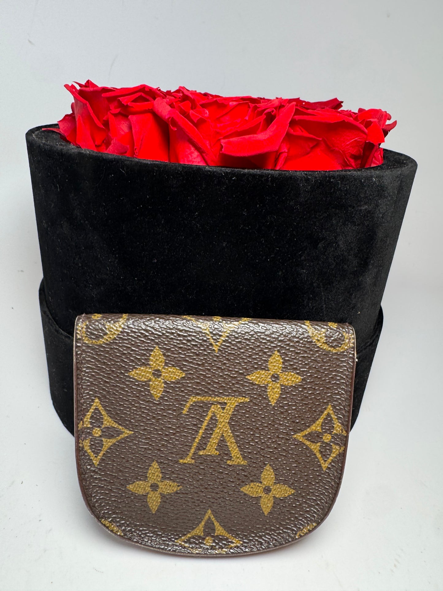 Louis Vuitton Monogram Porte Monnaie Gousset Coin Purse/Coin Pouch