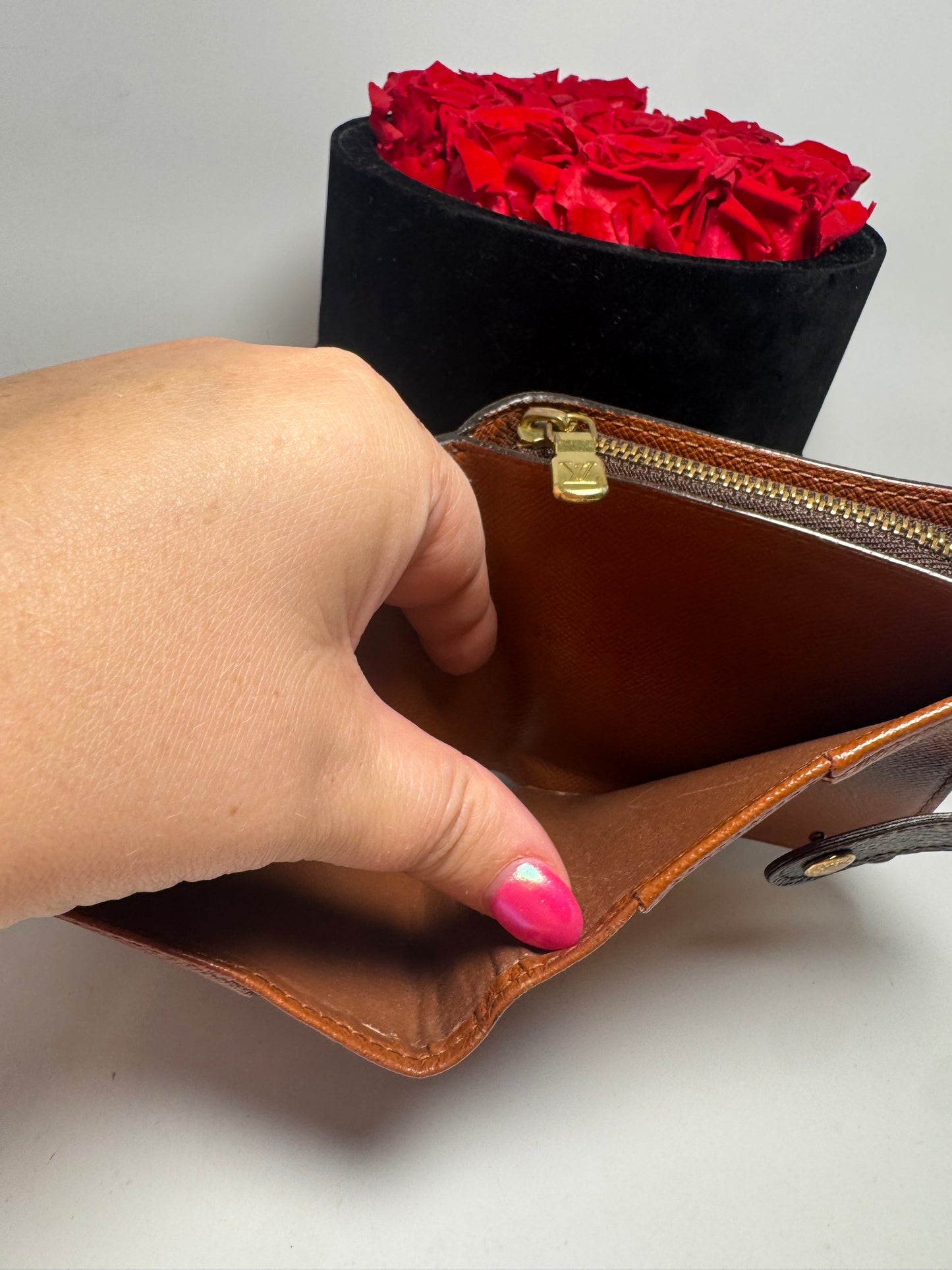 Louis Vuitton Monogram Zippy Compact Wallet