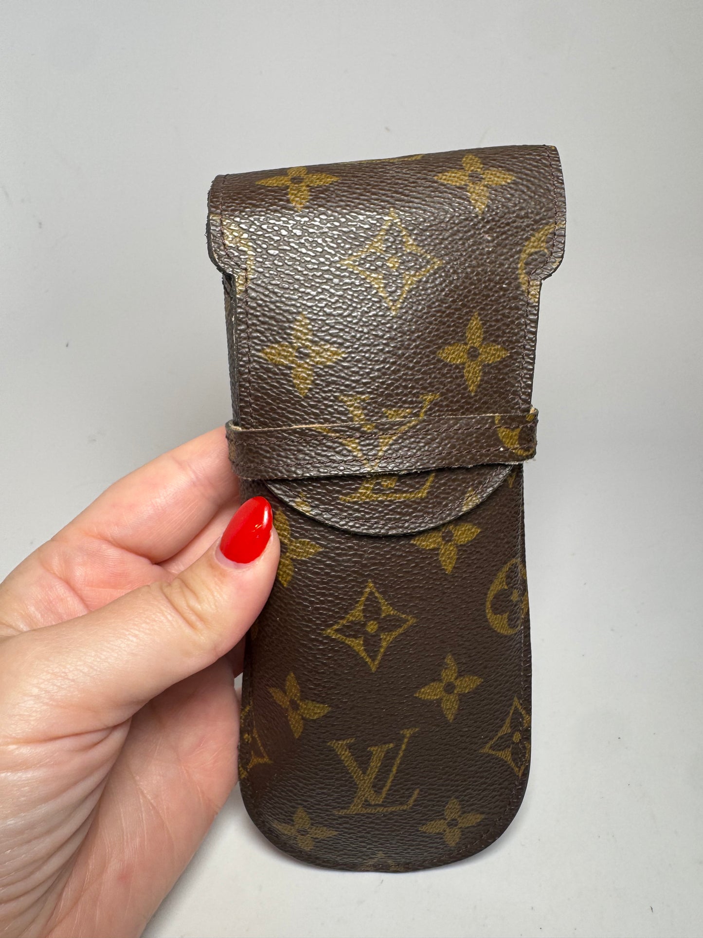 Louis Vuitton Monogram Sunglasses Case Made in March 2001 in France