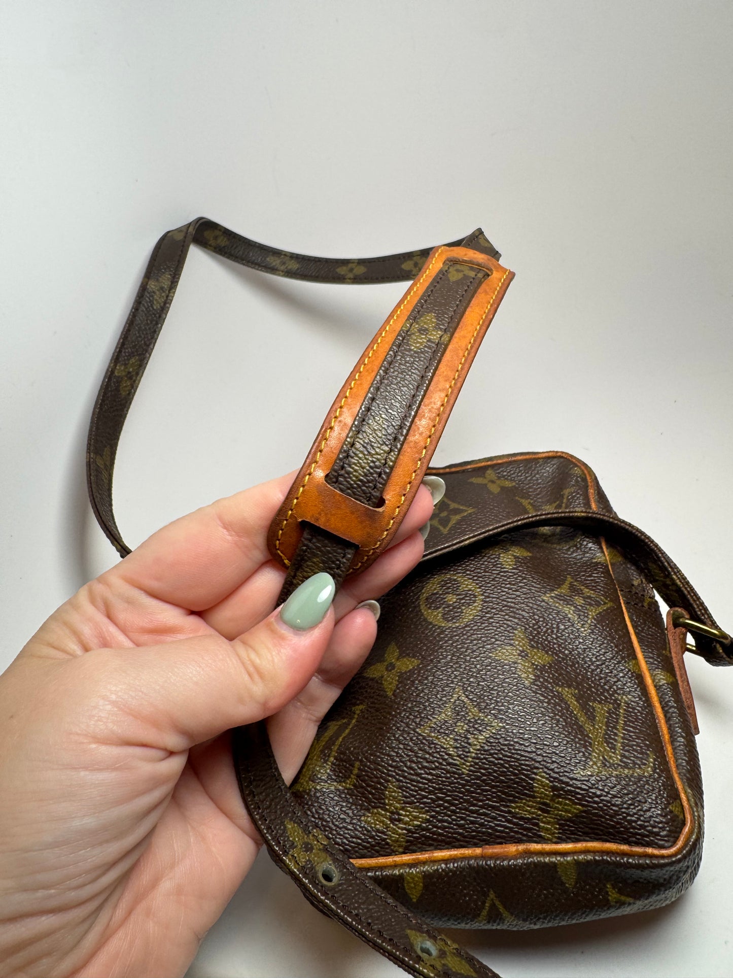Louis Vuitton Vintage Mini Danube Monogram Crossbody – Made in France (Pre Date Code)
