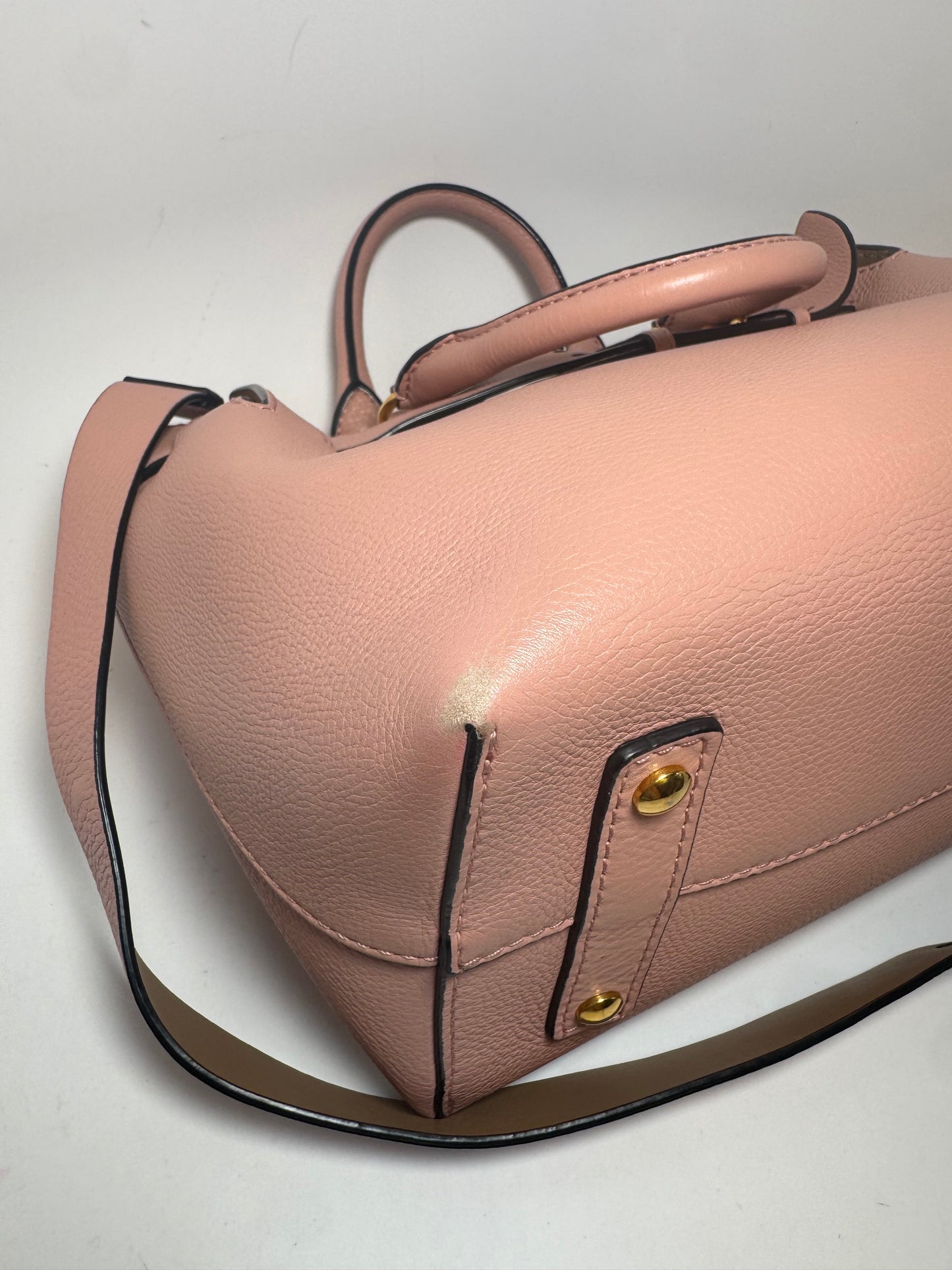 Pink Burberry Belt Bag Leather Satchel/Shoulder Bag