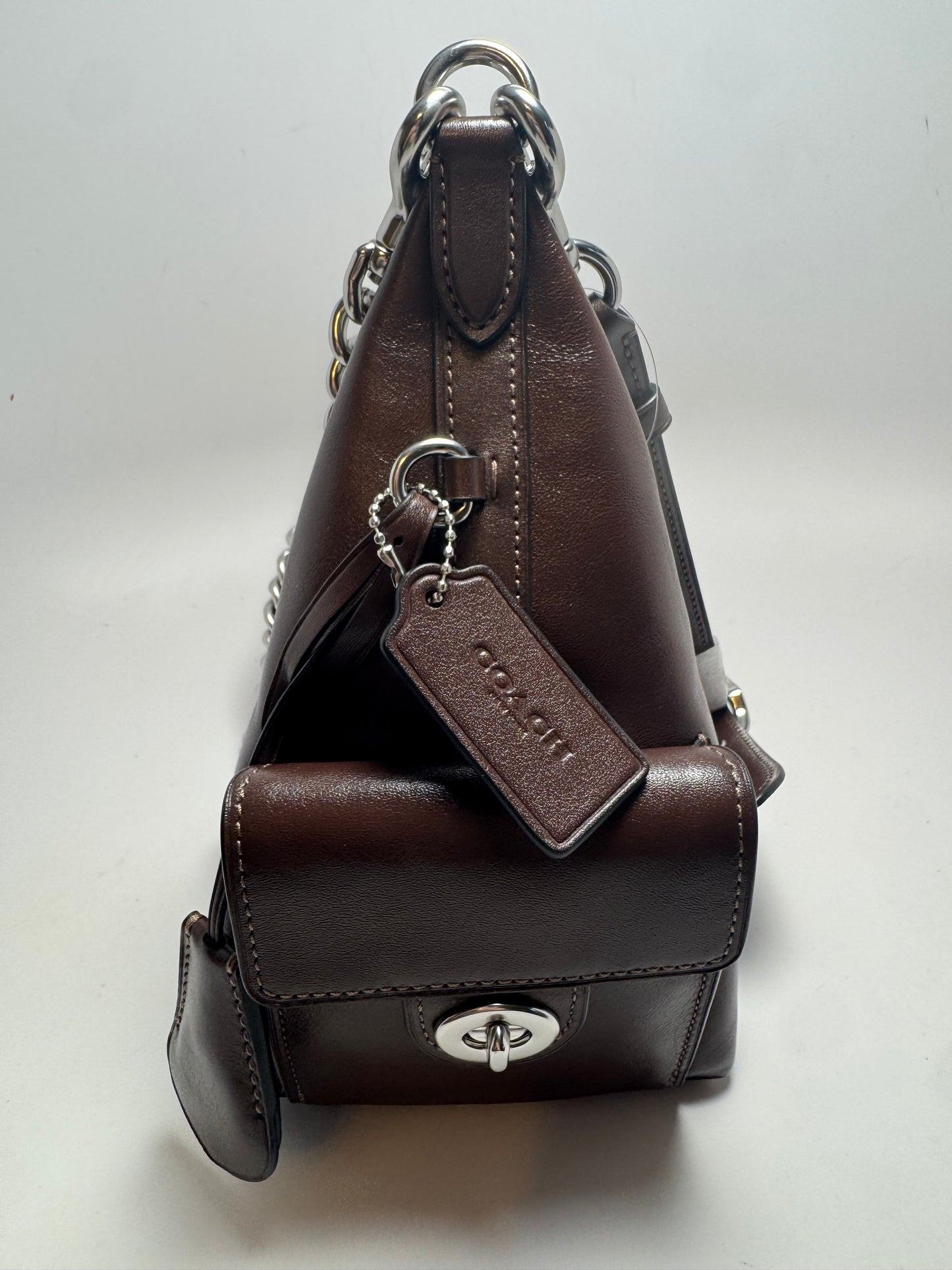 Coach Pocket Juliet 30 in Maple Glazed Leather NWOT