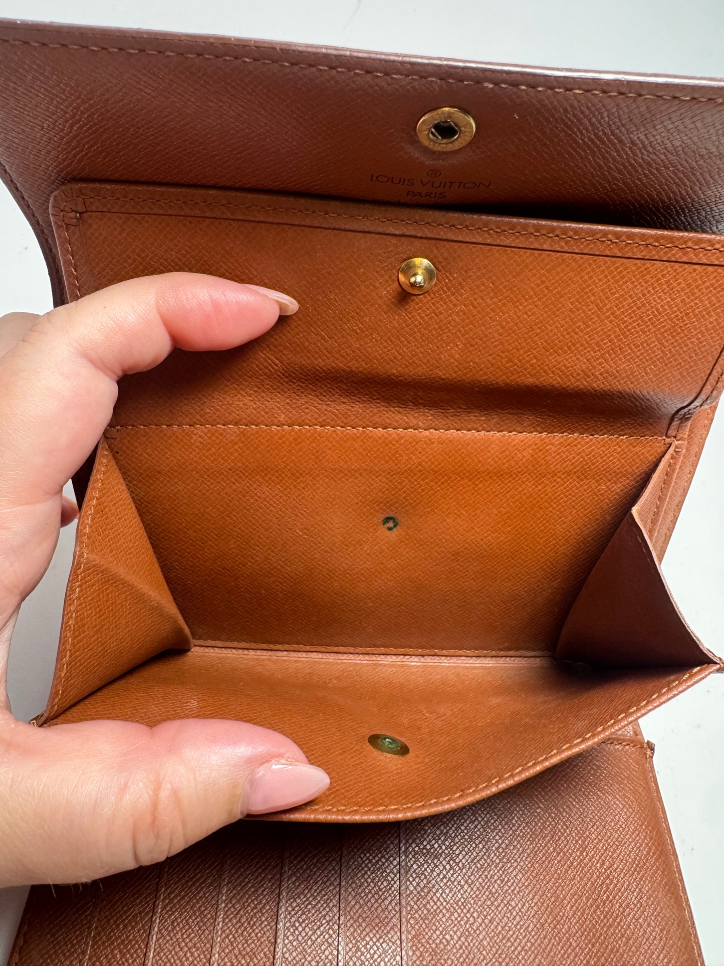 Louis Vuitton Porte Tressor Etui Monogram Wallet/Passport Holder
