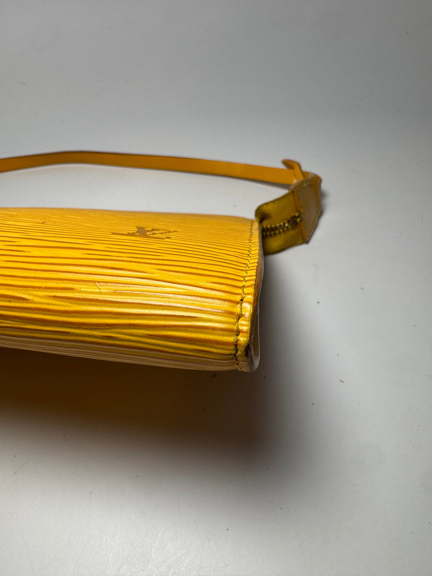 Louis Vuitton Yellow Epi Leather Pochette