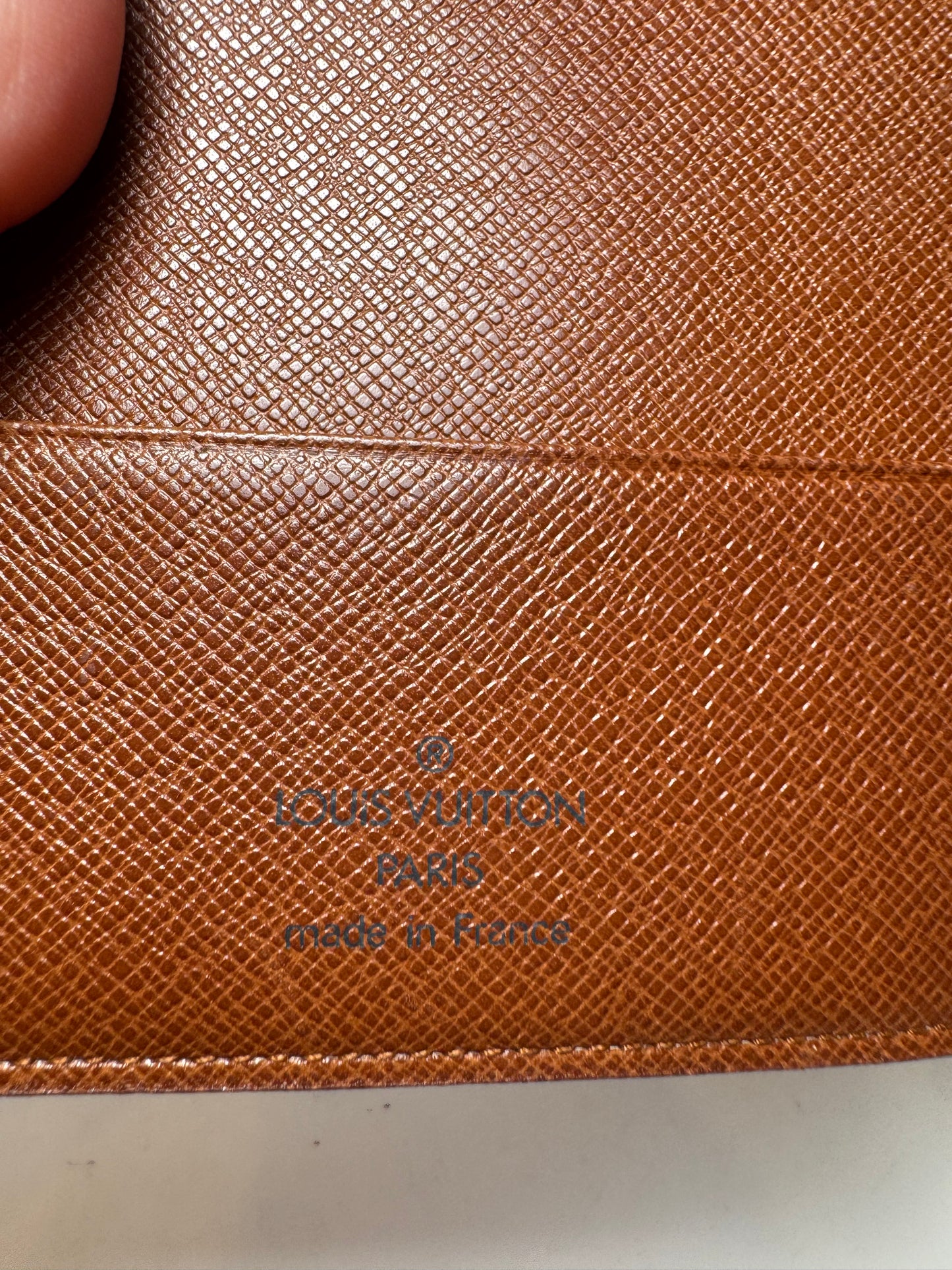 Louis Vuitton Monogram Pocket Agenda Cover/Passport Cover