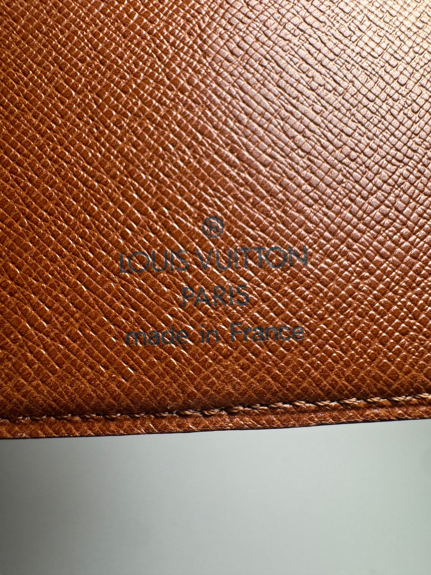 Louis Vuitton Vintage Monogram Checkbook/Passport Cover- June 1997 in France
