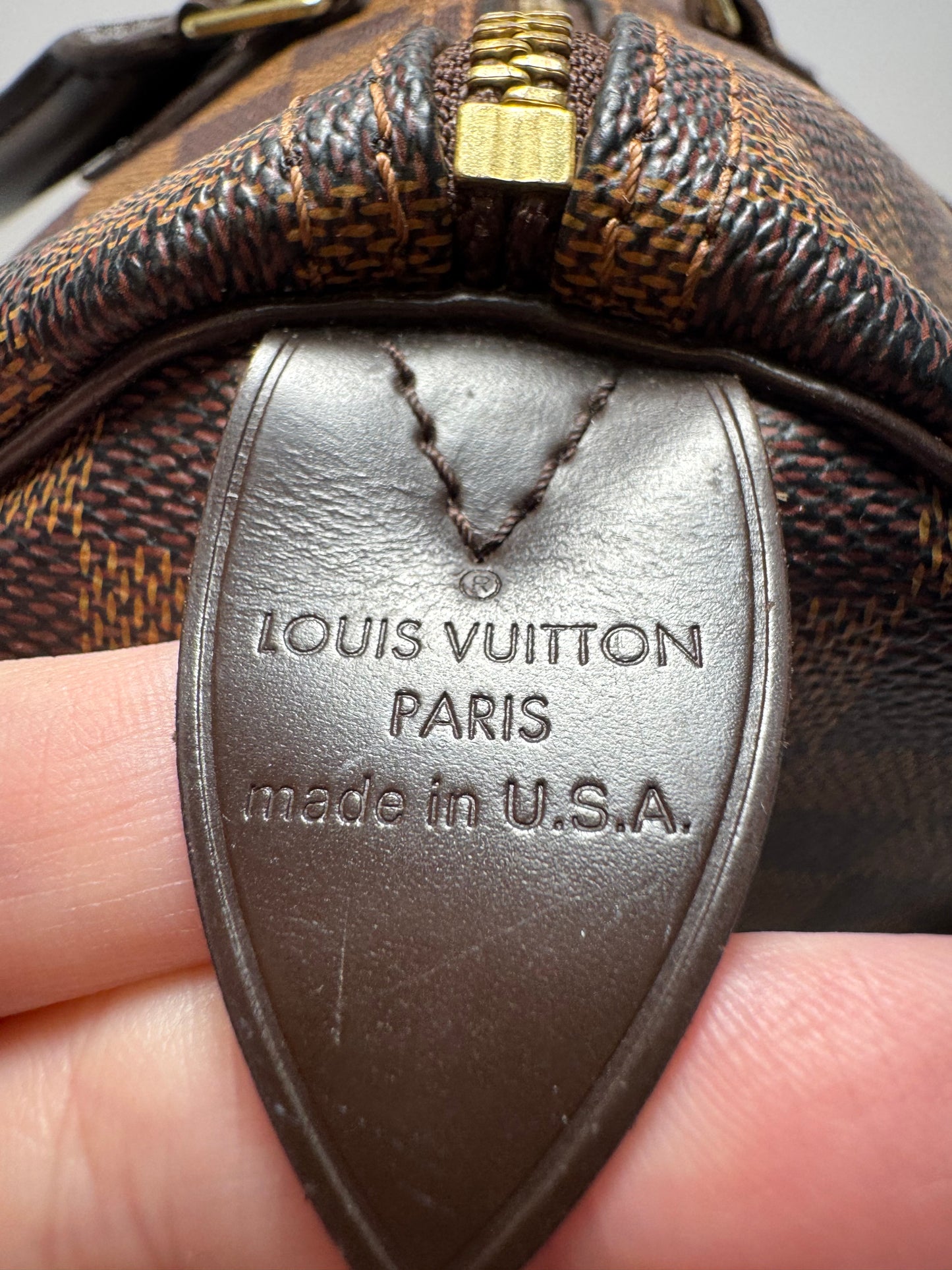 Louis Vuitton Speedy 35 Damier Ebene
