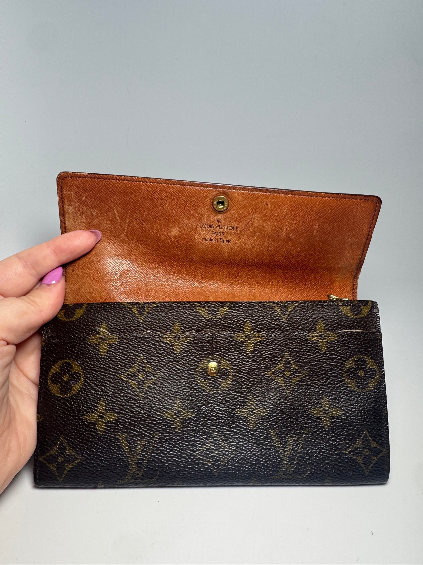 Louis Vuitton Sarah Monogram Long Snap Wallet