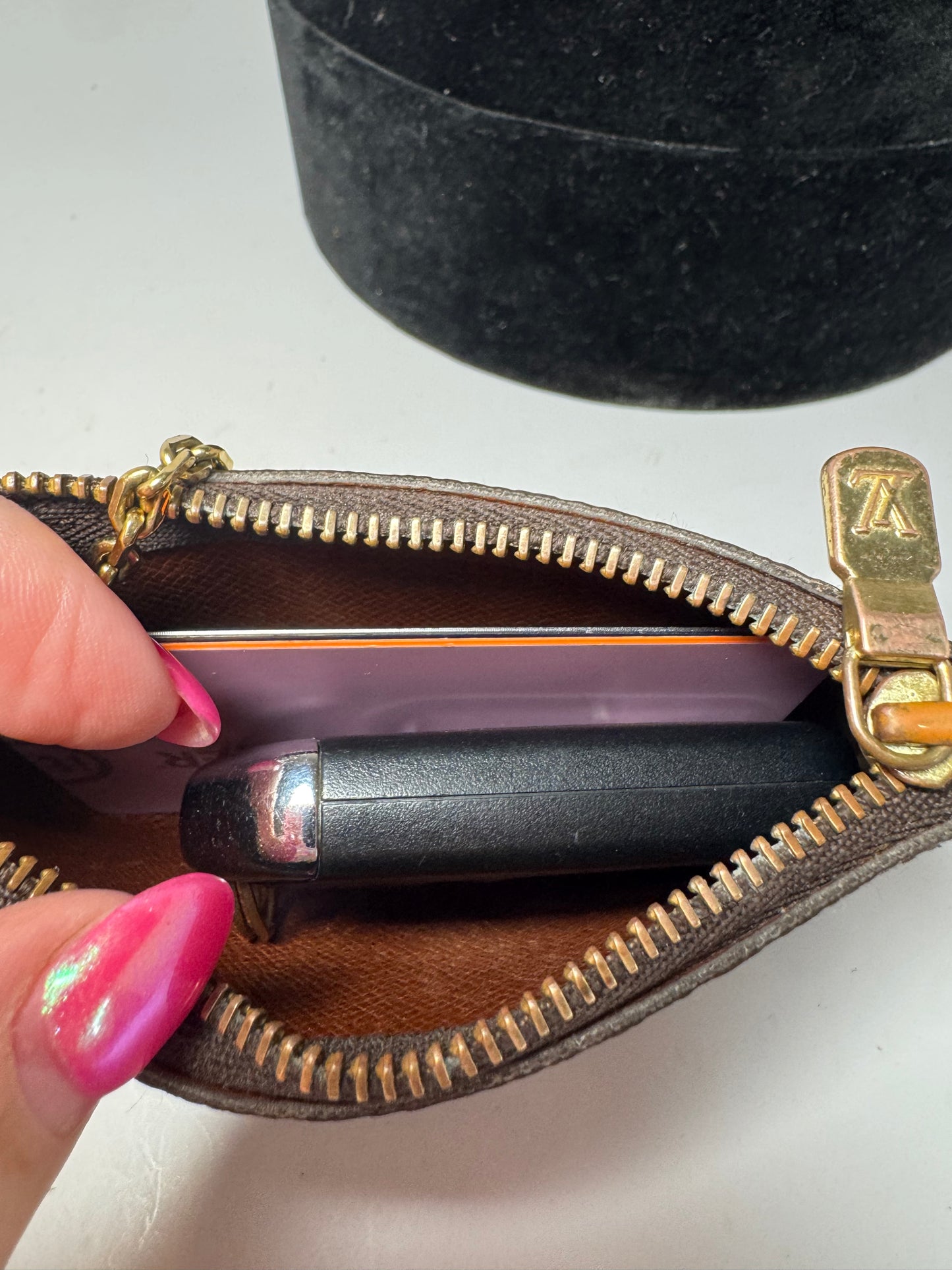Louis Vuitton Key Cles/Key Pouch in Monogram