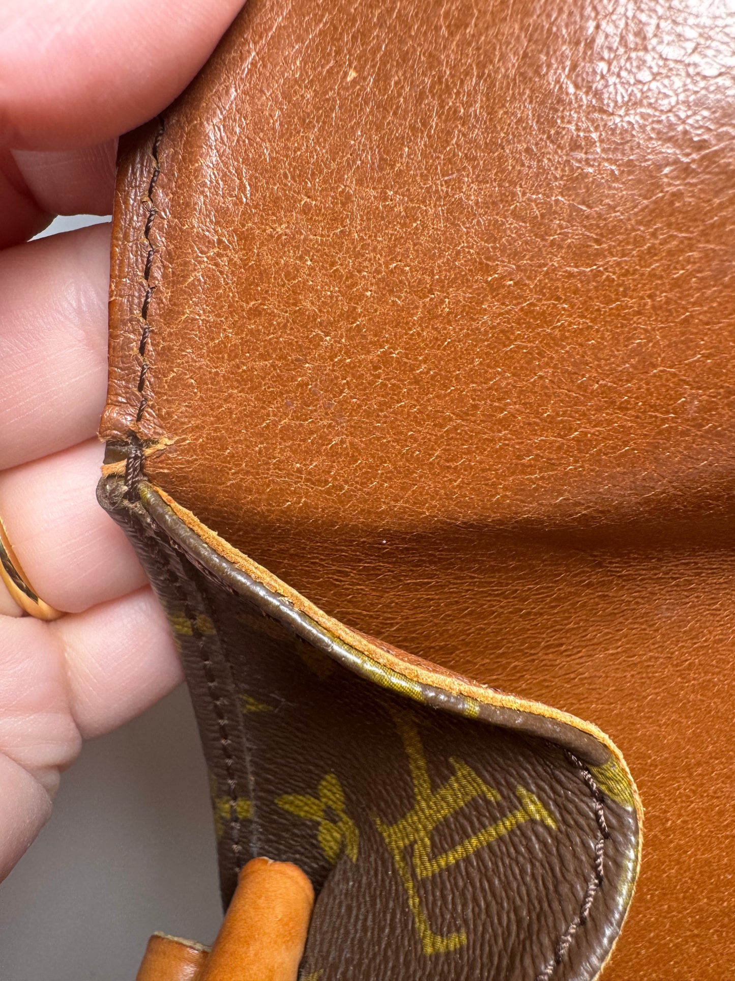 Louis Vuitton Cartouchière GM Monogram Crossbody/Shoulder Bag- Pre Date Code