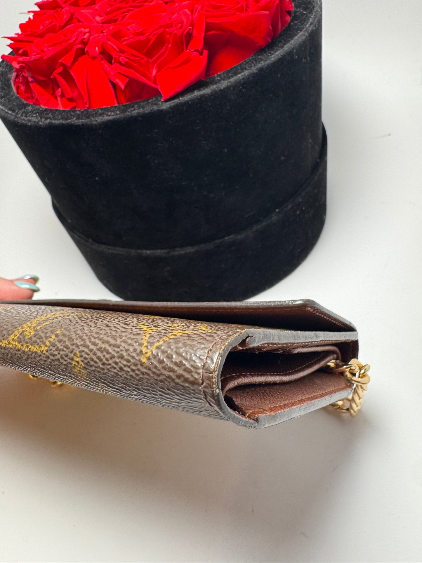 Louis Vuitton Sarah Monogram Wallet on Chain