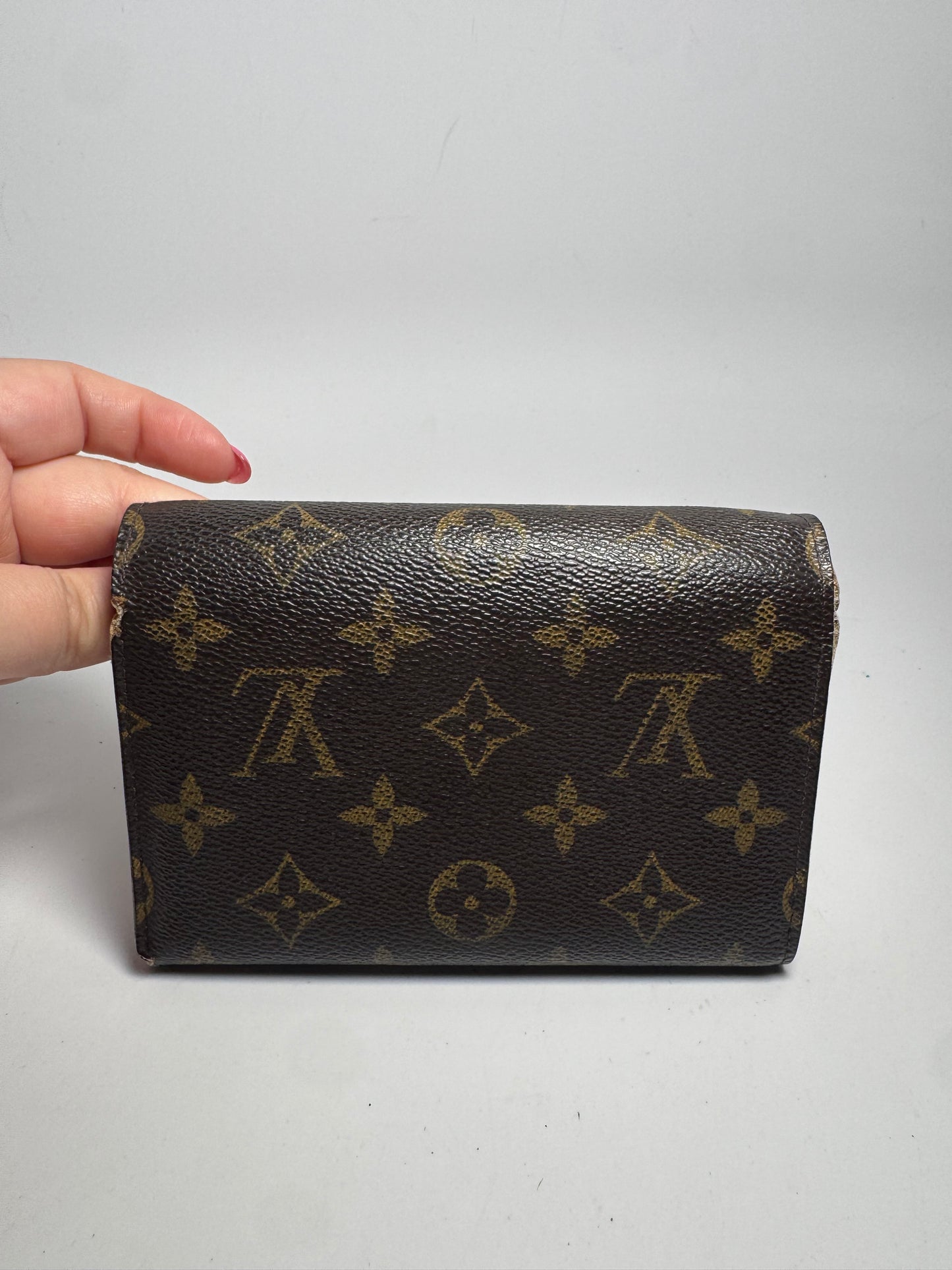 Louis Vuitton Alexandra Wallet Monogram Fair Condition Made in France 2007