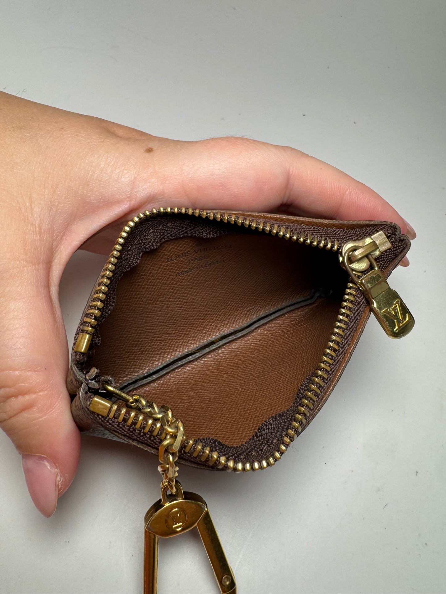 Louis Vuitton Key Cles Key Pouch Monogram Card Case | Made in Spain