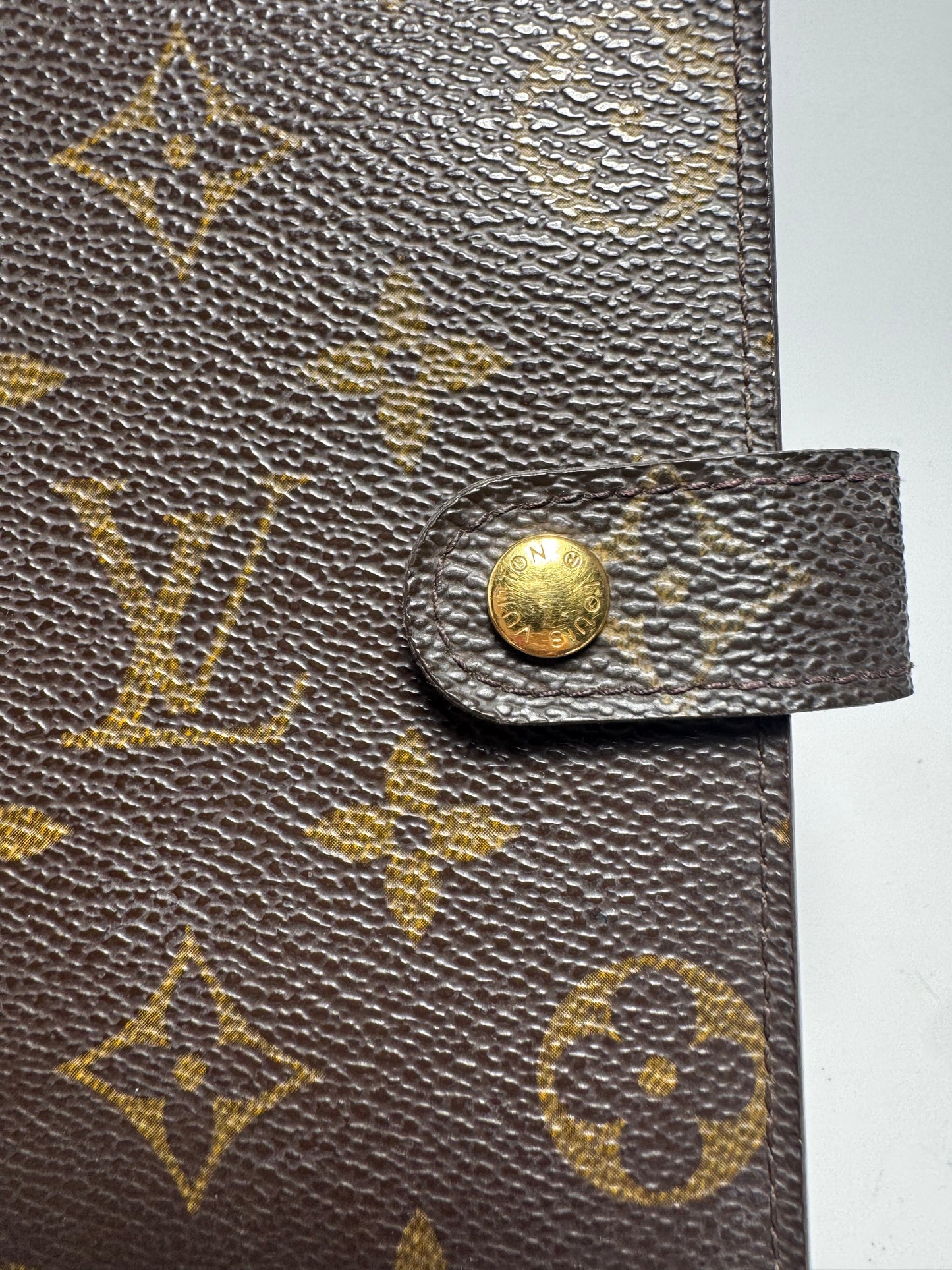 Louis Vuitton Agenda PM Planner/Passport Cover Made in Spain in June 2001