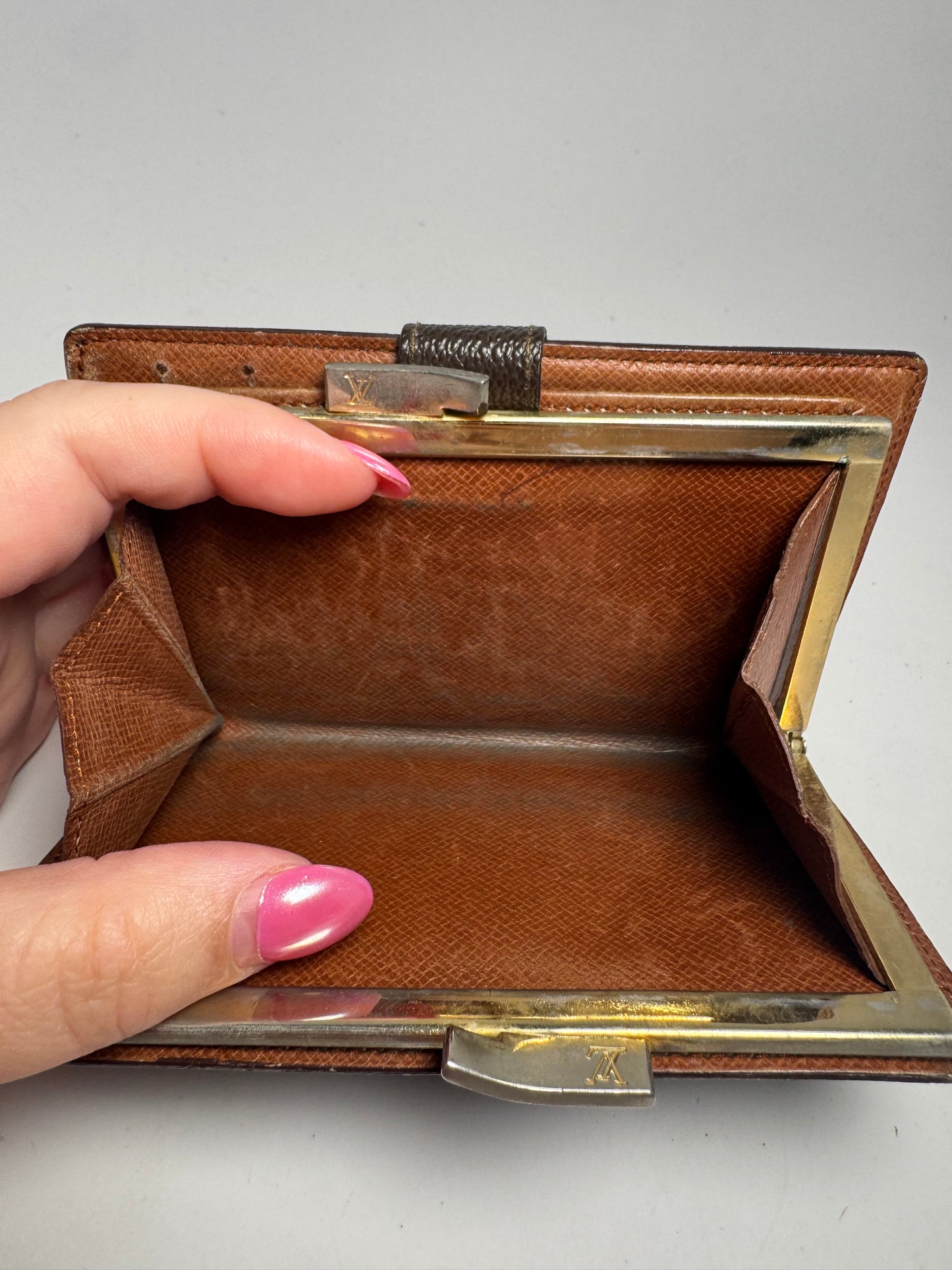 Louis Vuitton French Kiss Lock Monogram Compact Wallet