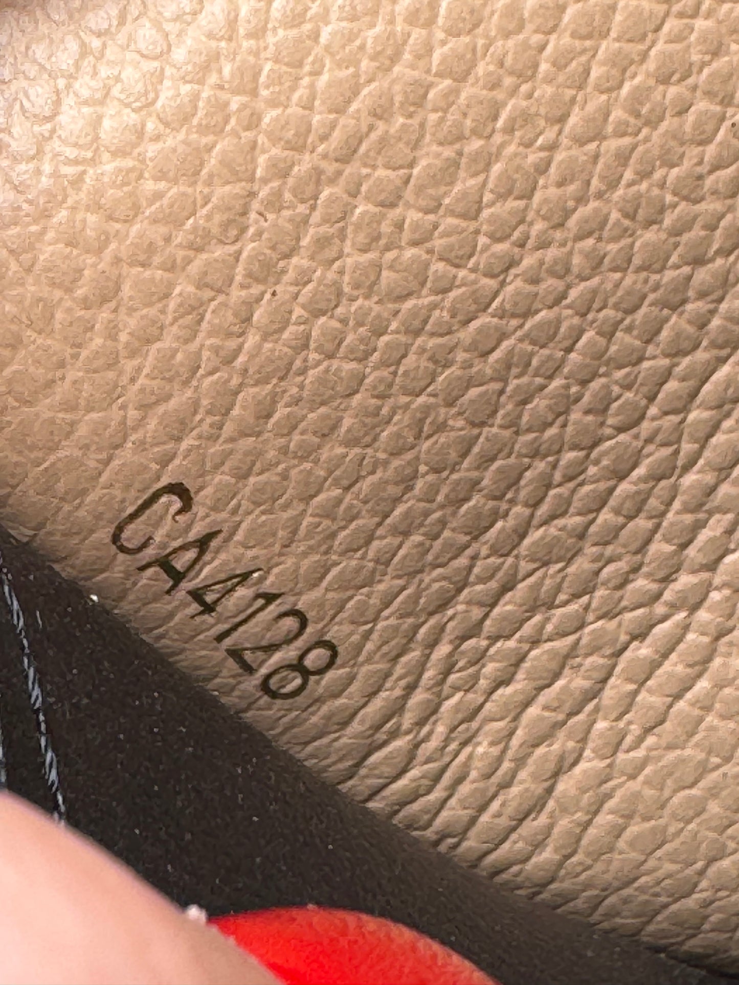 Louis Vuitton Emilie Empriente Wallet Black Leather