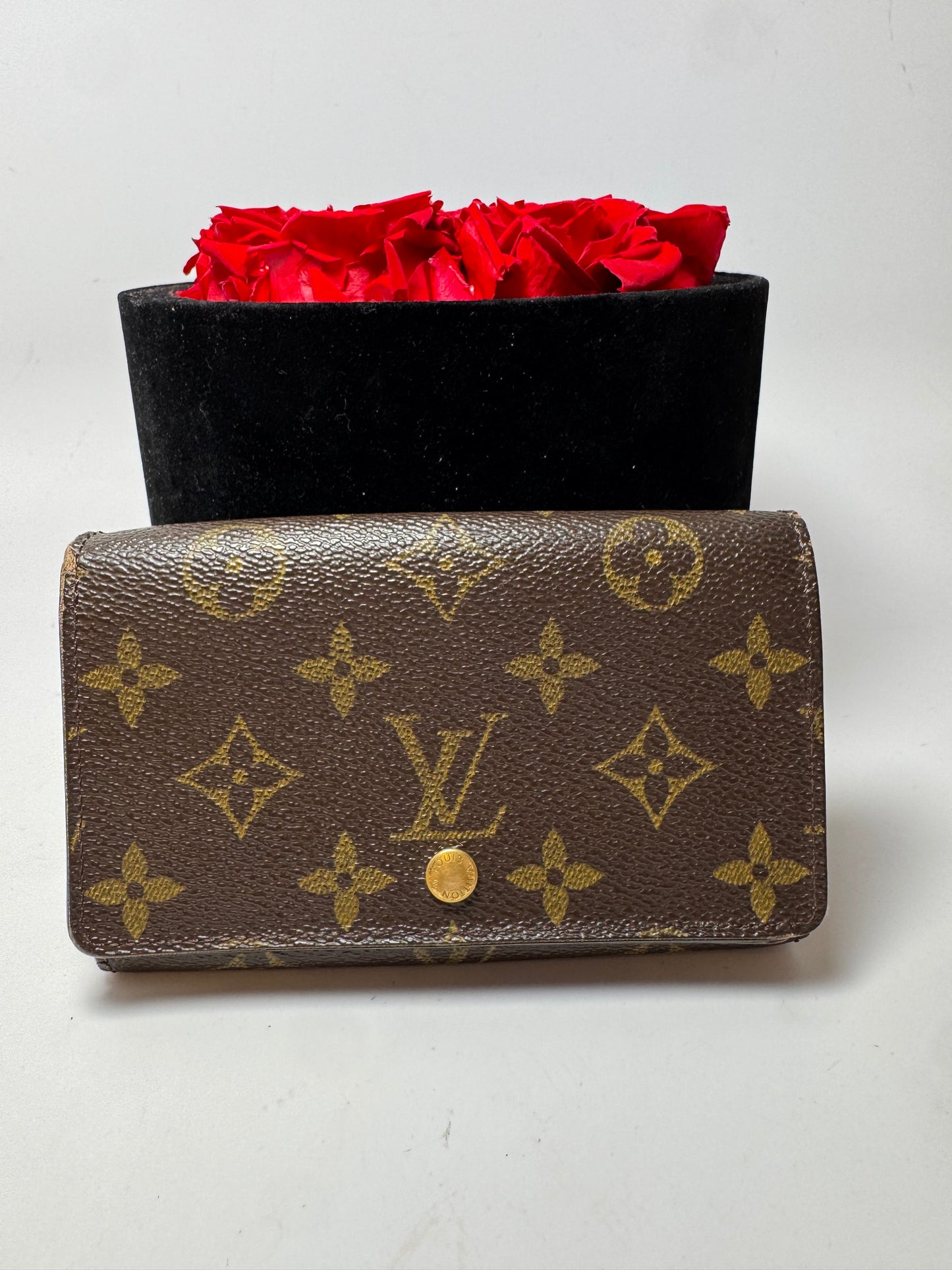 Louis Vuitton Porte Tressor Monogram Compact Wallet