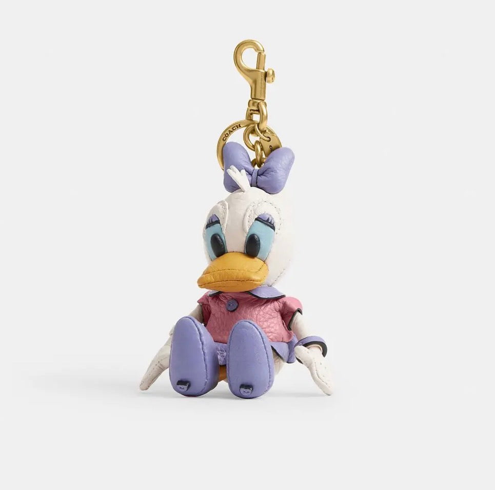 Coach x Disney Leather Daisy Duck Bag Charm