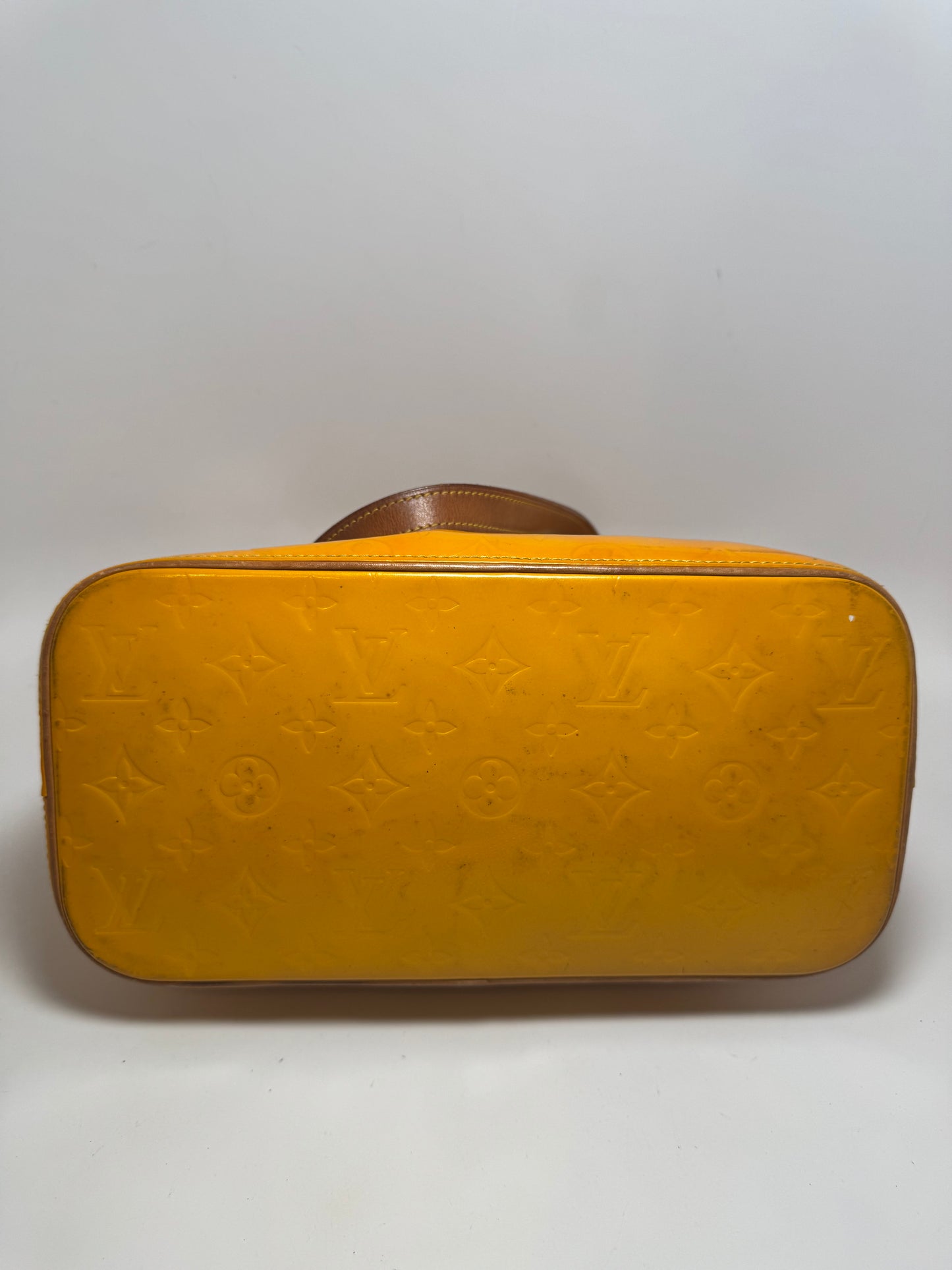 Louis Vuitton Sunset Orange Vernis Monogram Houston Tote