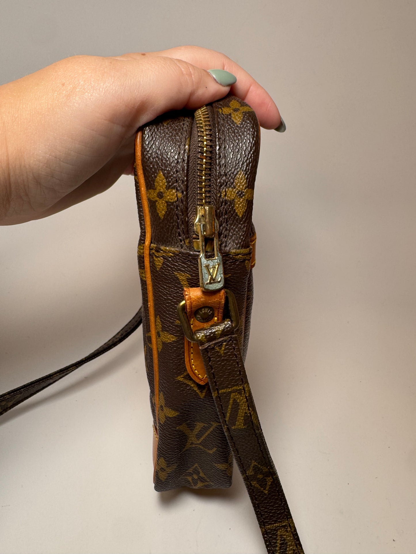 Louis Vuitton Danube Monogram Crossbody Bag – Vintage 1989, Made in France