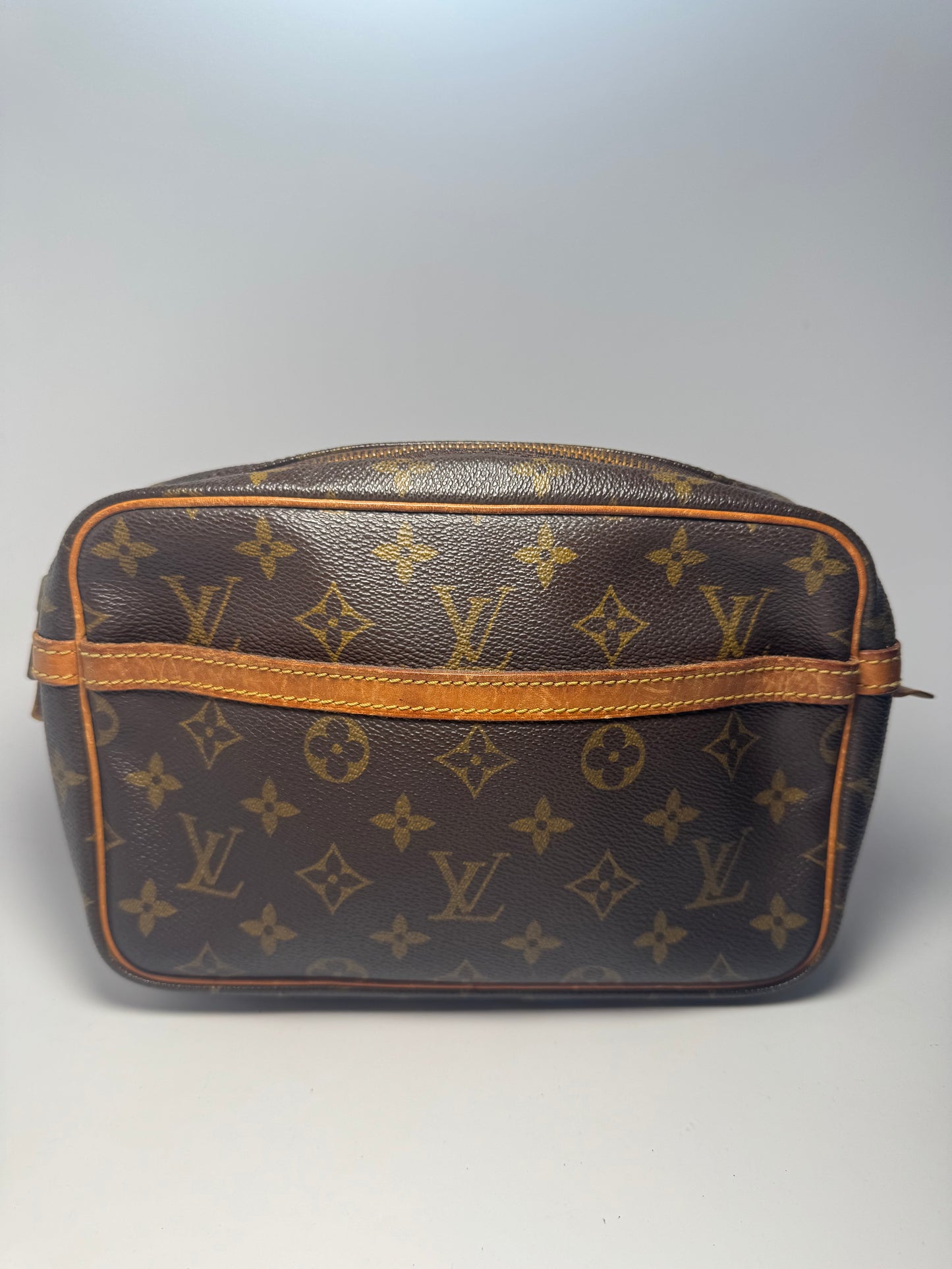 Louis Vuitton Compeigne 23 Monogram Clutch/Toiletry/Travel Pouch- France February 1988