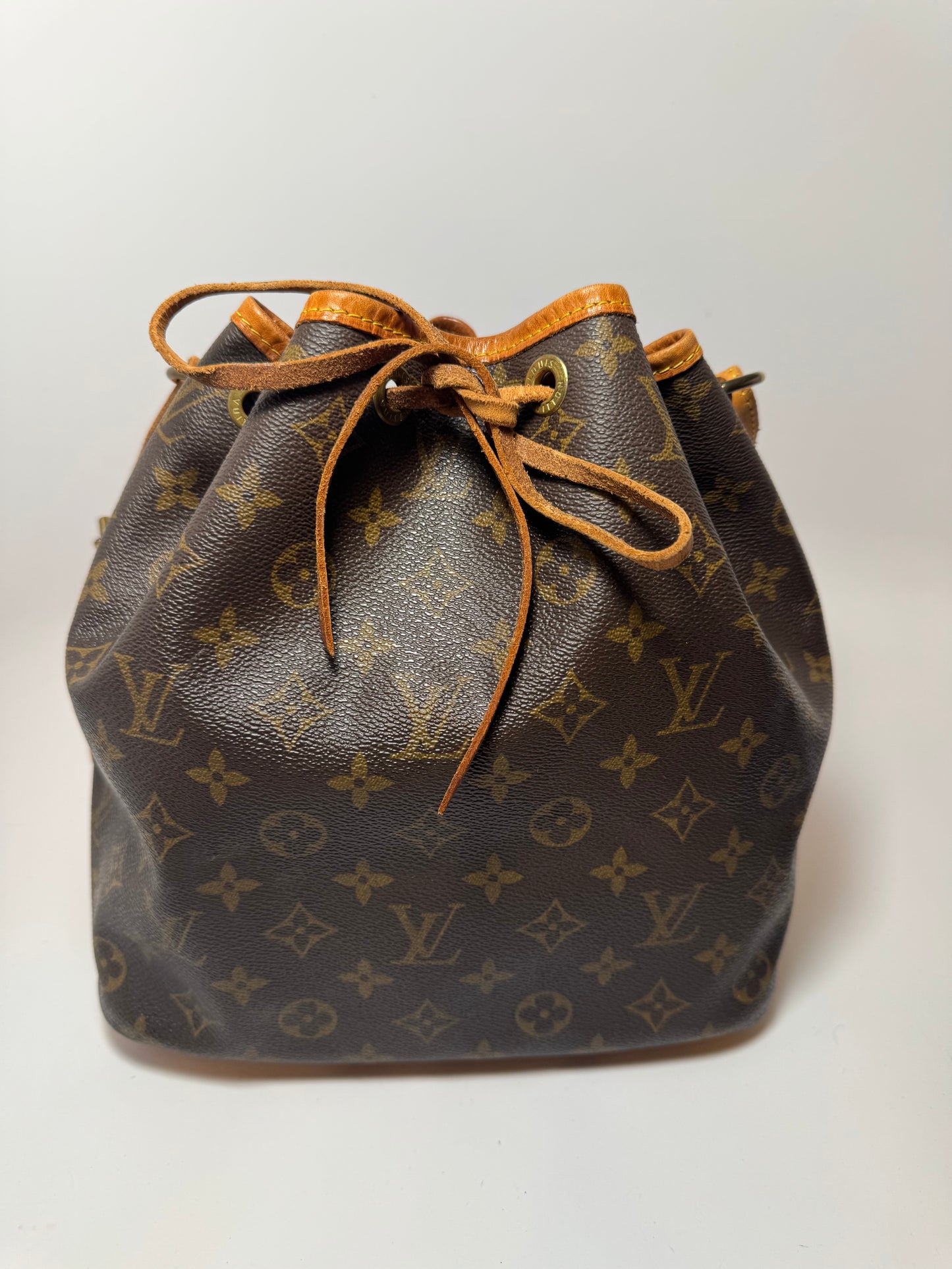 Louis Vuitton Petite Noe Bucket Bag Monogram Made in France W/COA