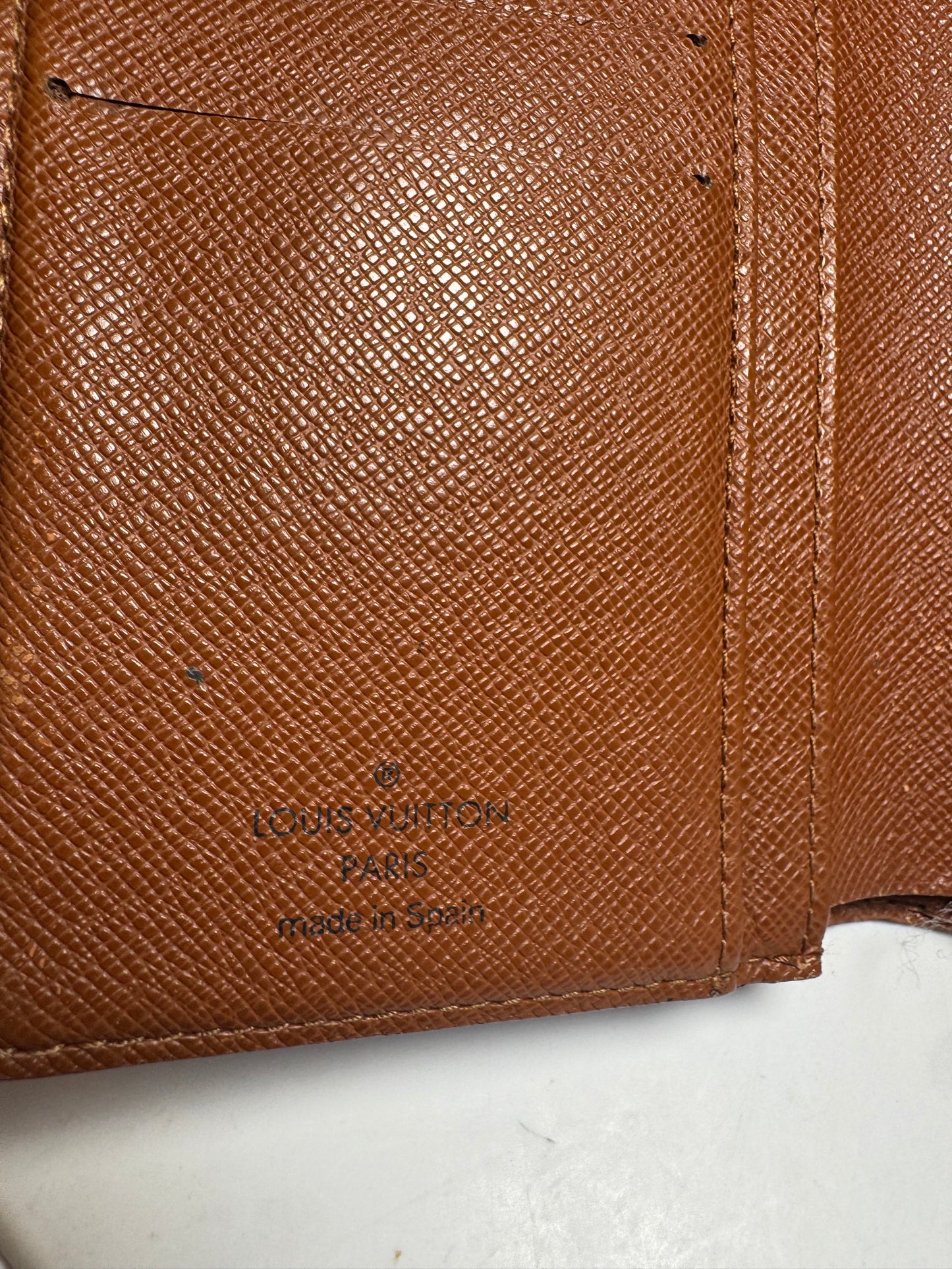 Louis Vuitton Monogram Kiss Lock Wallet French Purse
