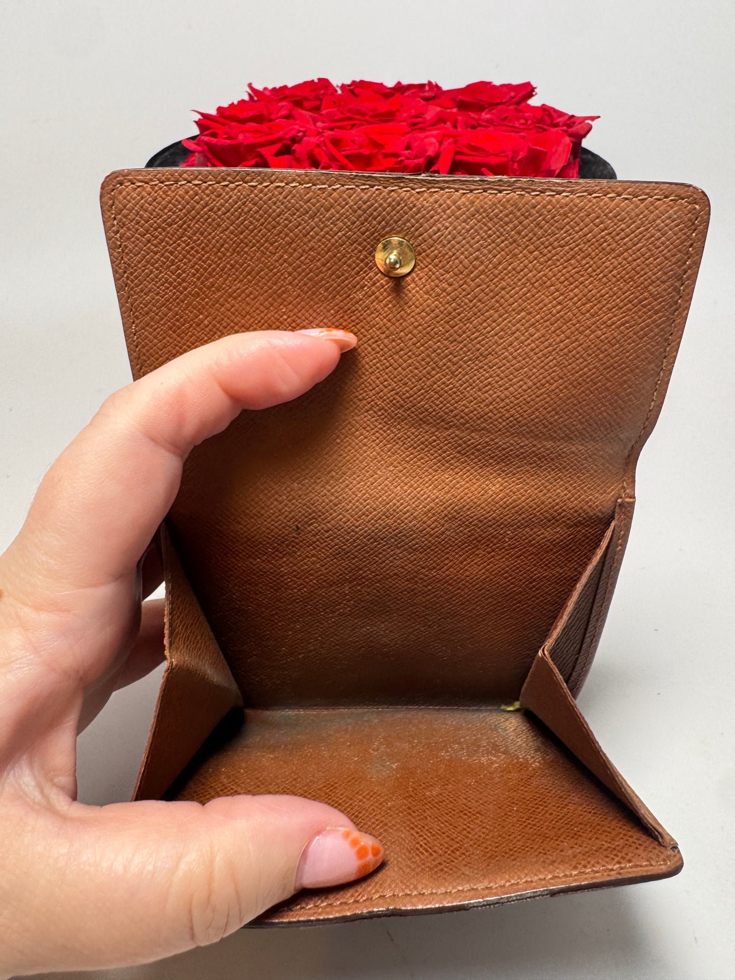 Louis Vuitton Elise Monogram Wallet - Fair Condition