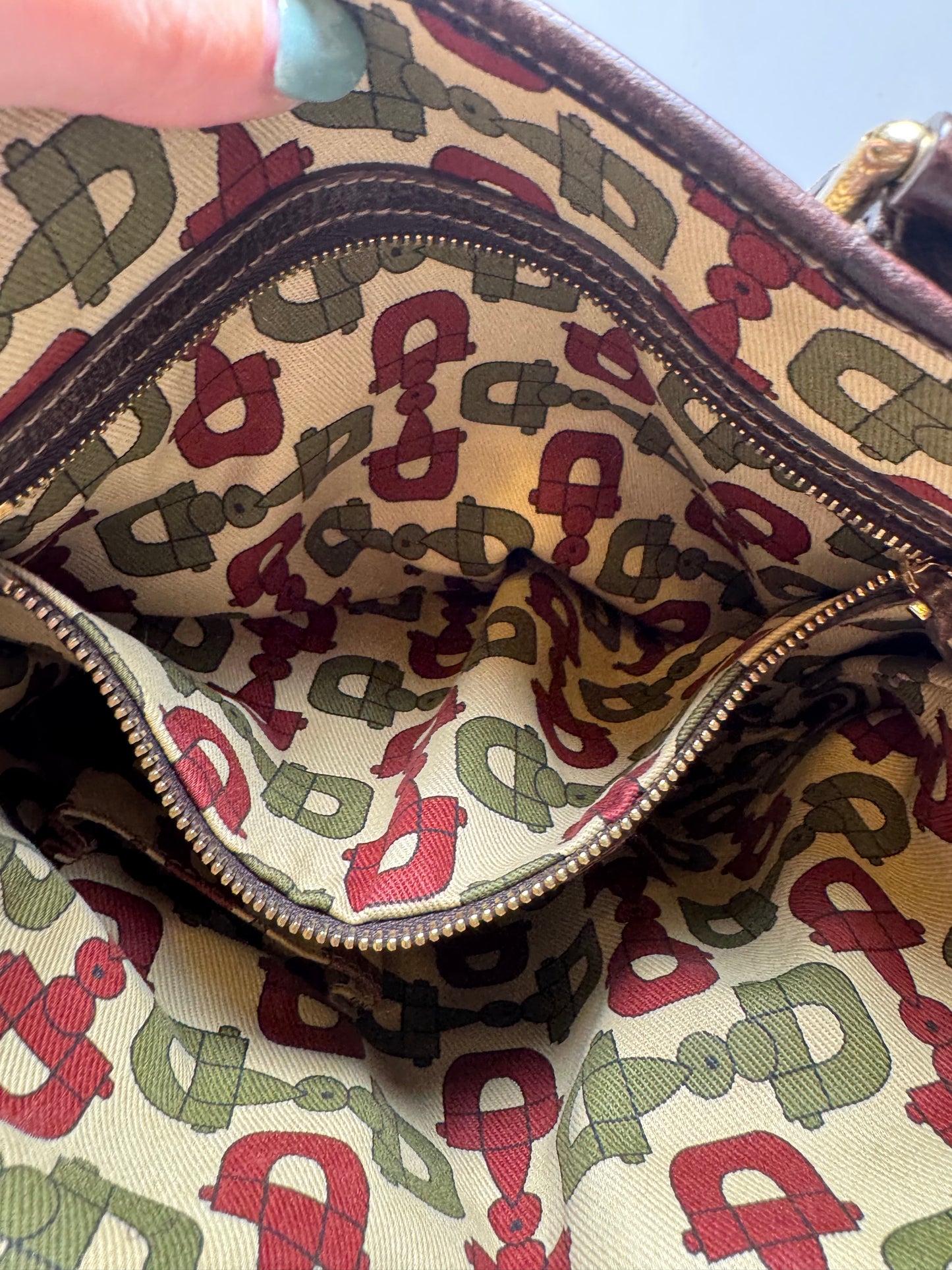 Gucci GG Canvas Mushrooms Tote Embroidered Bag
