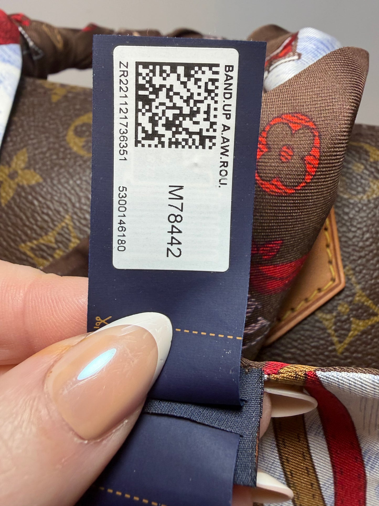 Louis Vuitton Up and Away BB Bandeau 100% Silk Spring-Summer 2023 NWOT
