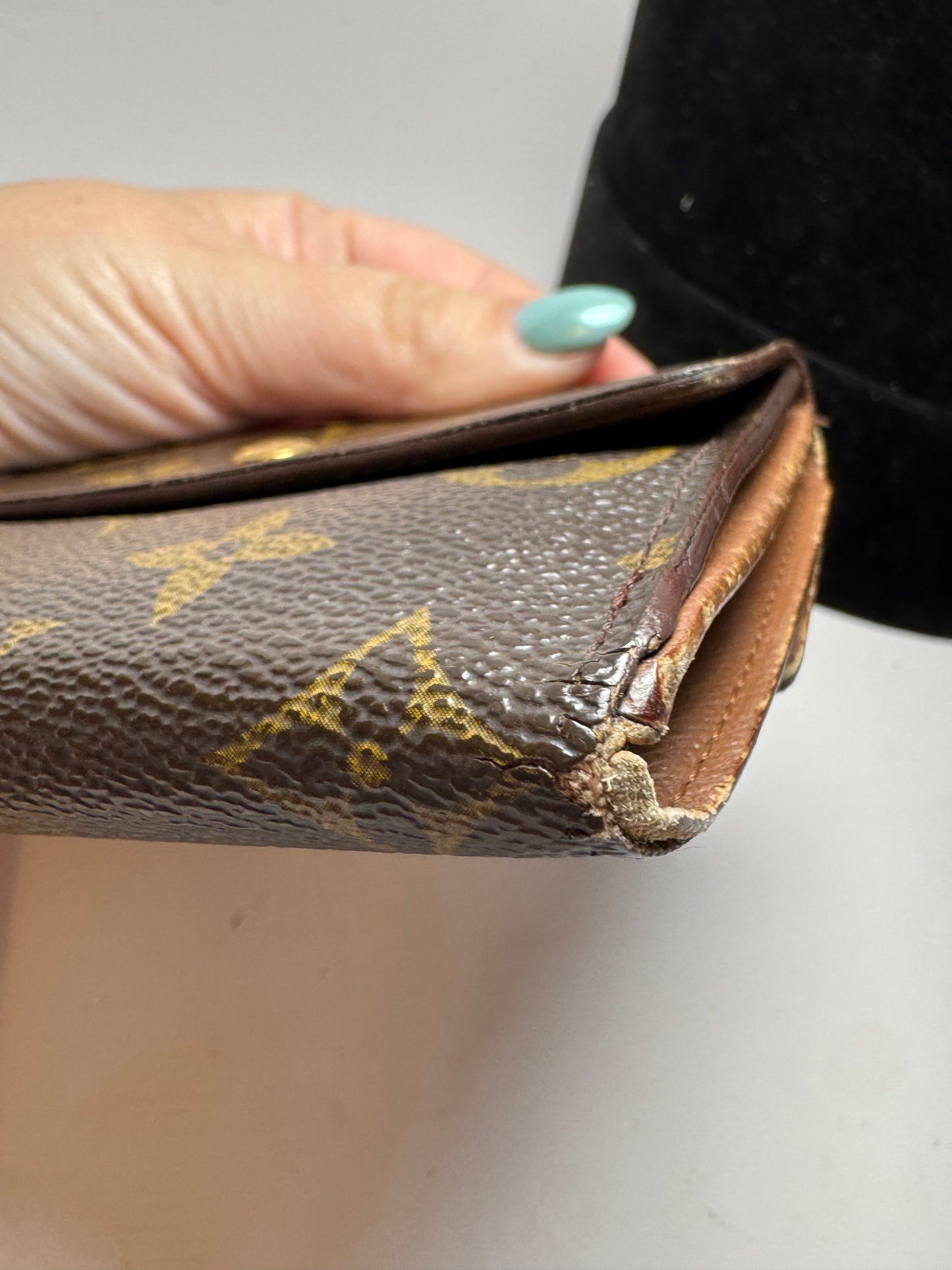 Louis Vuitton Elise Monogram Wallet- Fair Condition 1987 in France