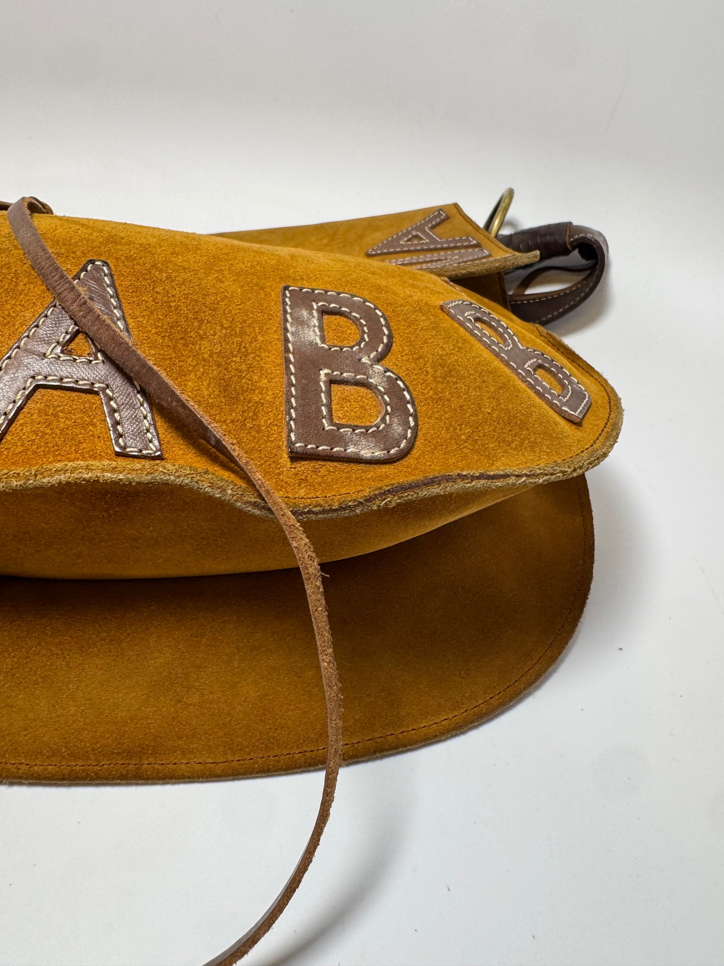 Dolce & Gabbana Suede Tassel Leather Shoulder Bag