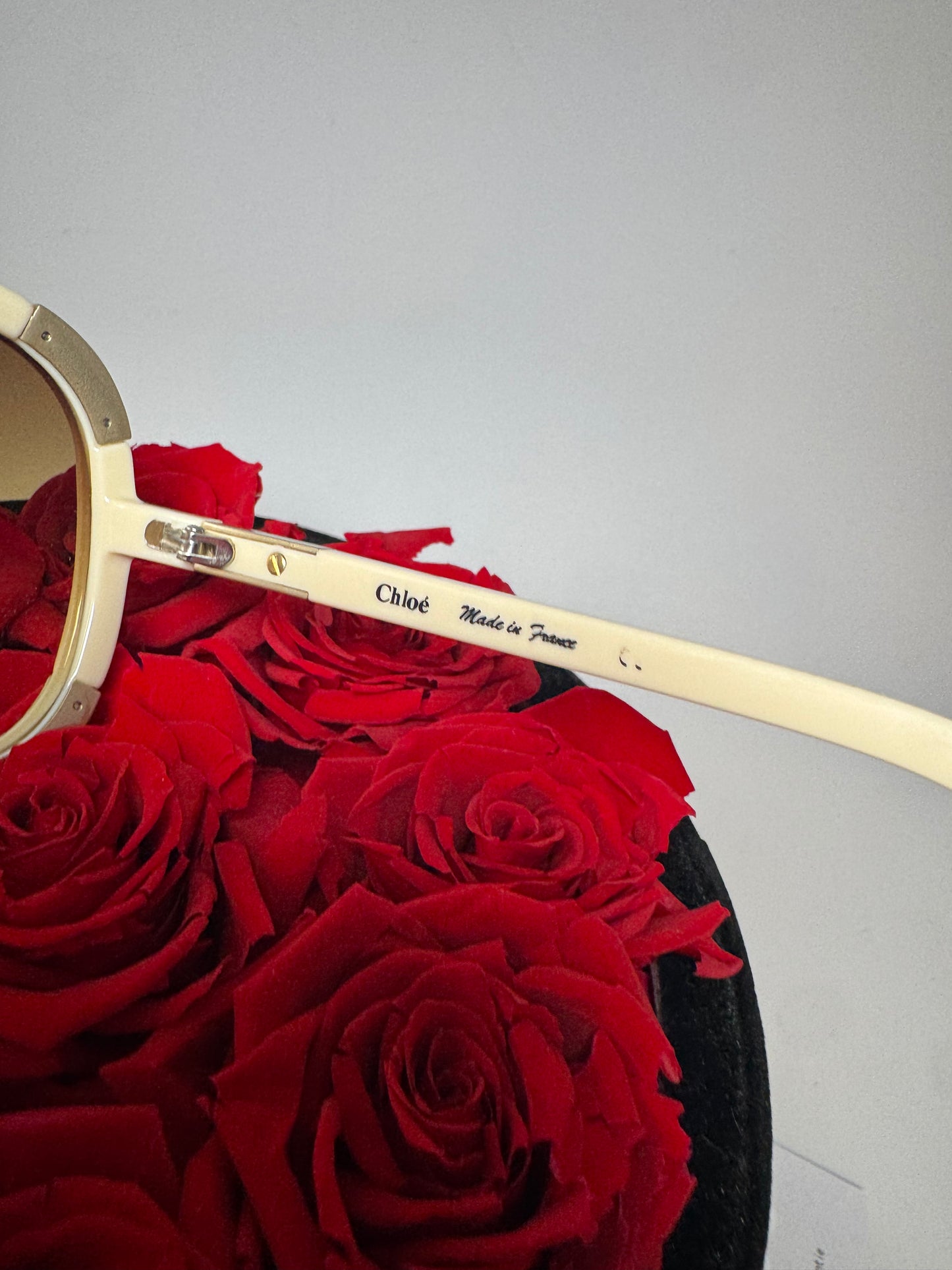 Chloé Sunglasses Myrte Oversized Sunglasses 2119 Cream
